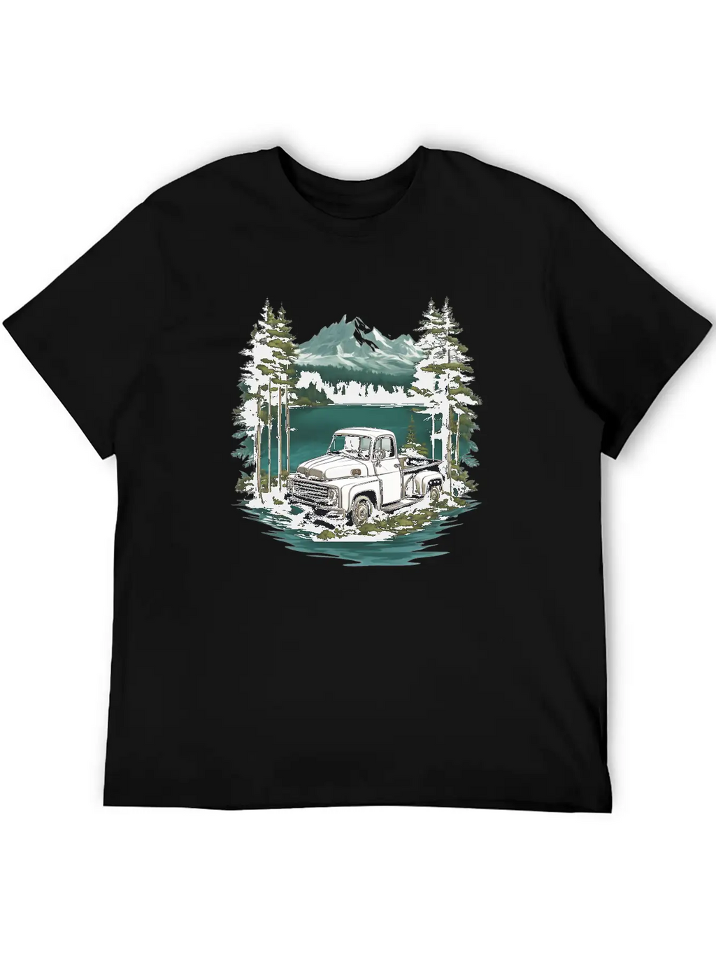 Pickup Truck Essential Cotton Tee For Daily Outfits – Unisex Style