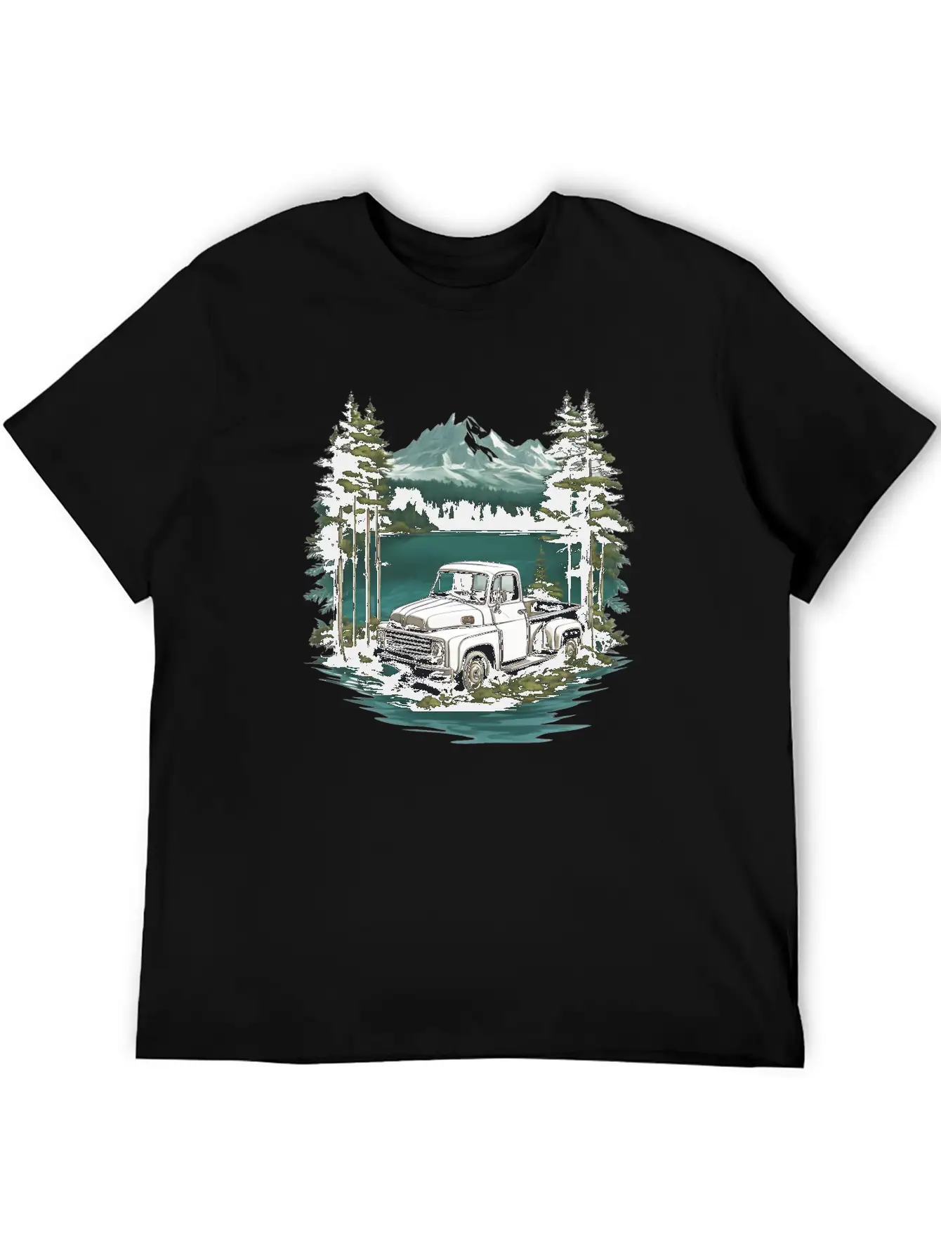 Pickup Truck Essential Cotton Tee For Daily Outfits – Unisex Style