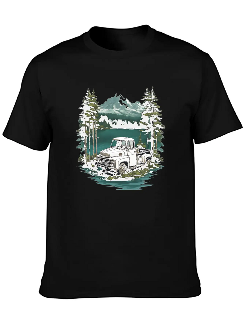 Pickup Truck Essential Cotton Tee For Daily Outfits – Unisex Style