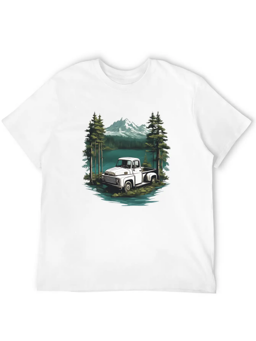Pickup Truck Essential Cotton Tee For Daily Outfits – Unisex Style