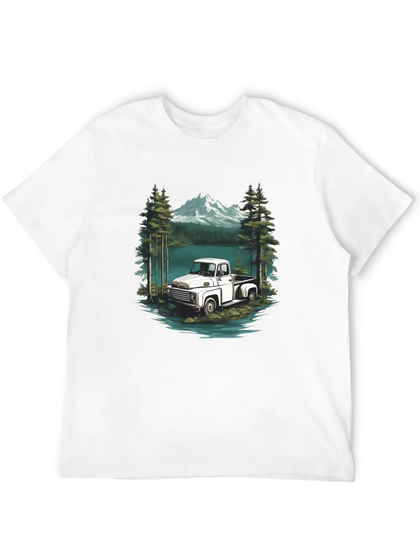 Pickup Truck Essential Cotton Tee For Daily Outfits – Unisex Style