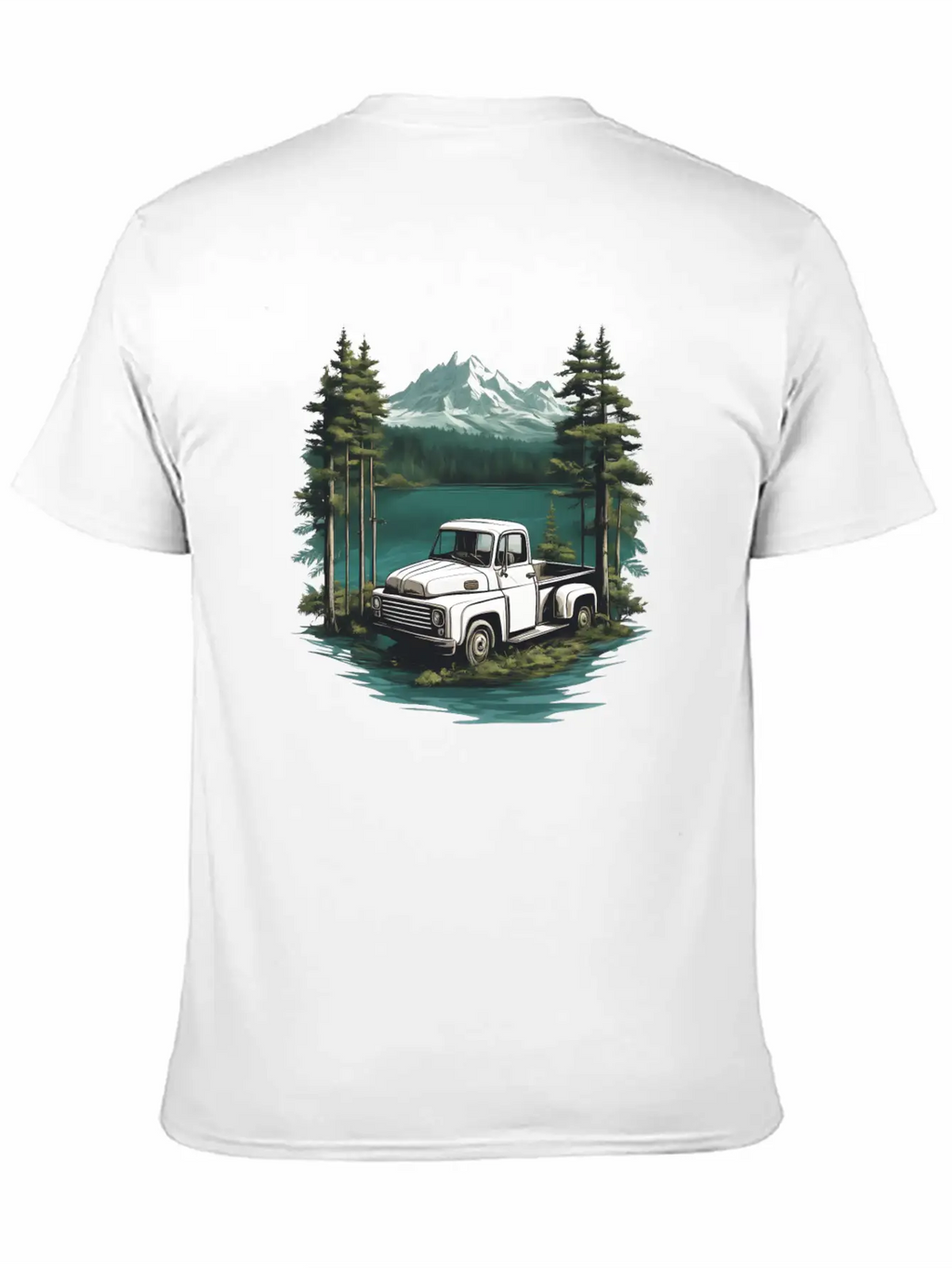 Pickup Truck Essential Cotton Tee For Daily Outfits – Unisex Style