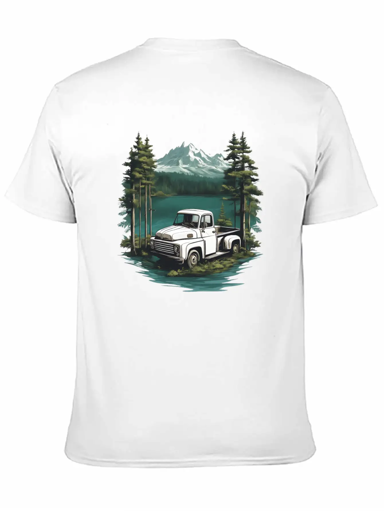 Pickup Truck Essential Cotton Tee For Daily Outfits – Unisex Style