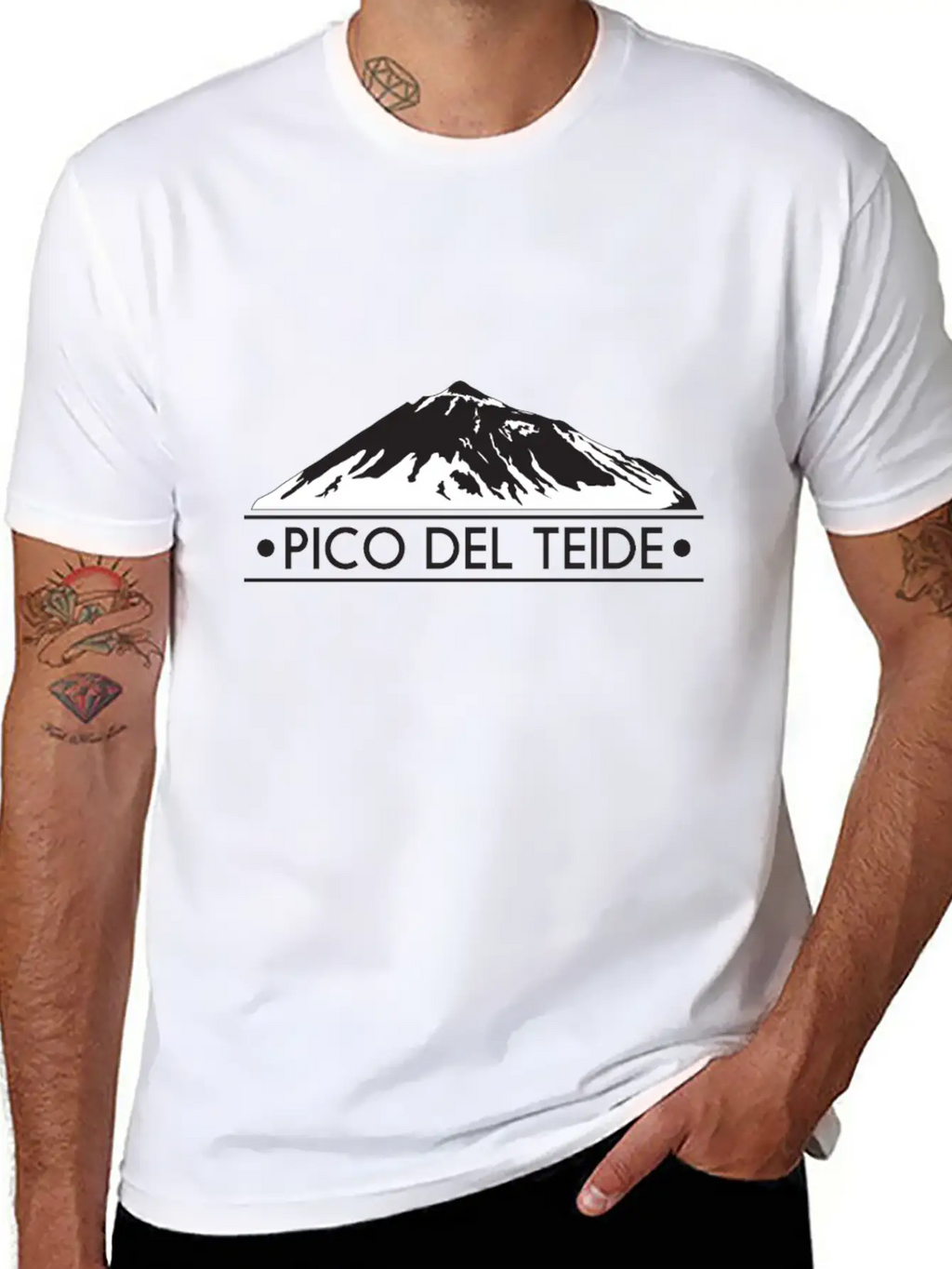 Pico Del Teide Breathable Graphic T-Shirt – Perfect For Casual Days