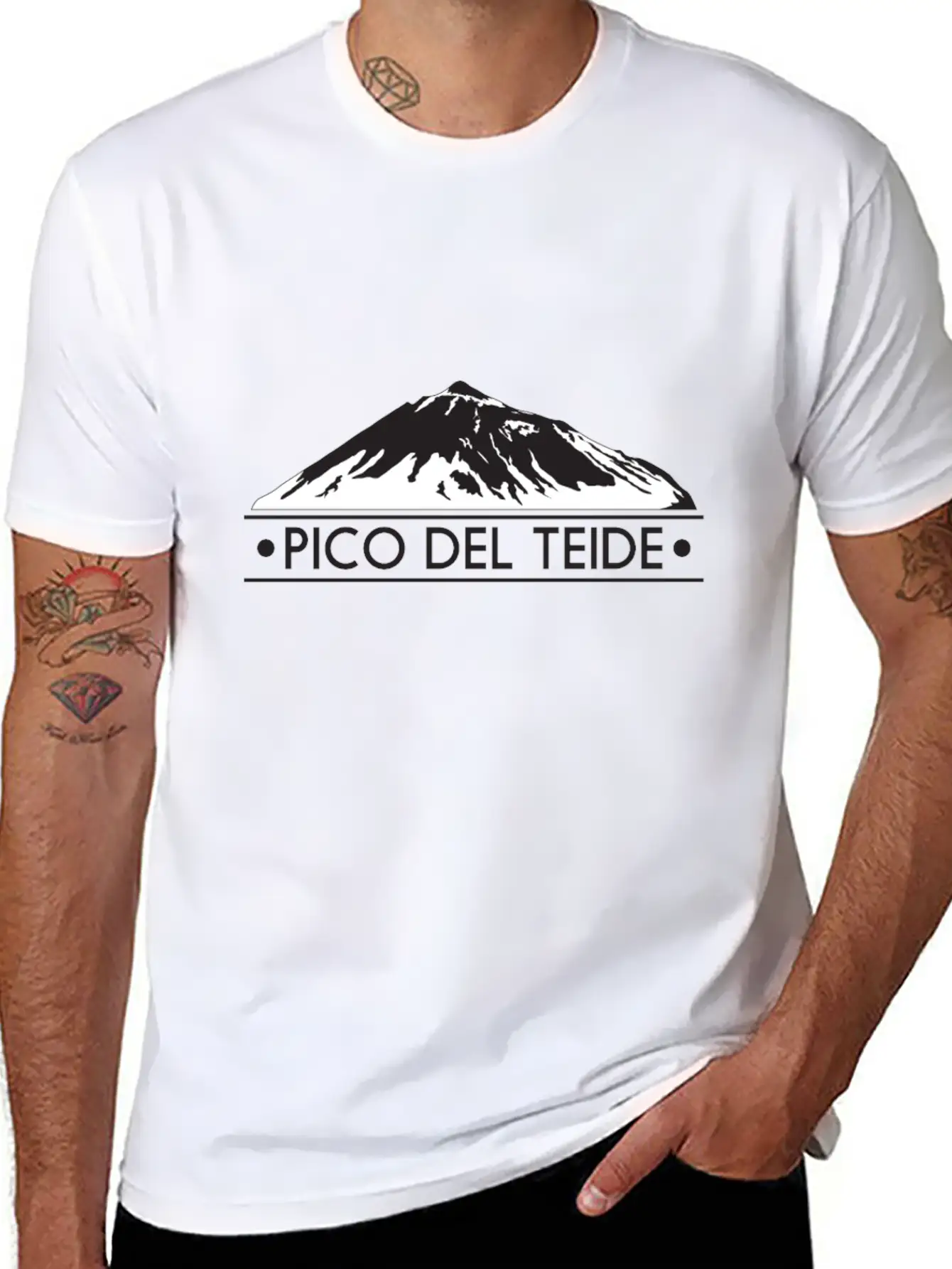 Pico Del Teide Breathable Graphic T-Shirt – Perfect For Casual Days