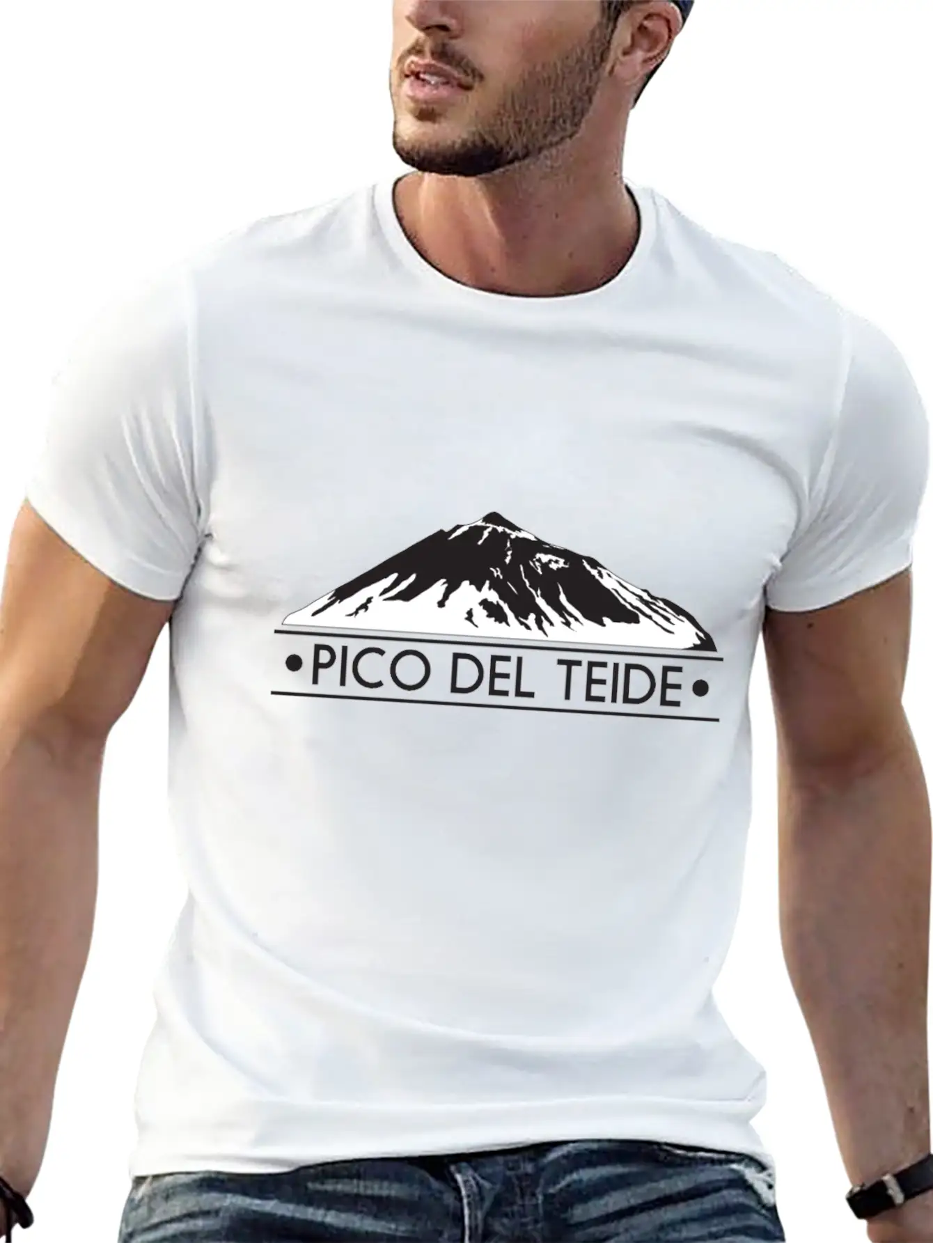 Pico Del Teide Breathable Graphic T-Shirt – Perfect For Casual Days