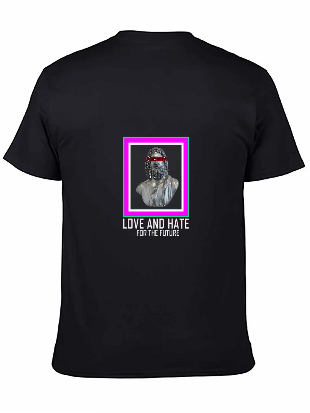 PICTURE LOVE AND HATE Breathable Graphic T-Shirt – Perfect For Casual Days