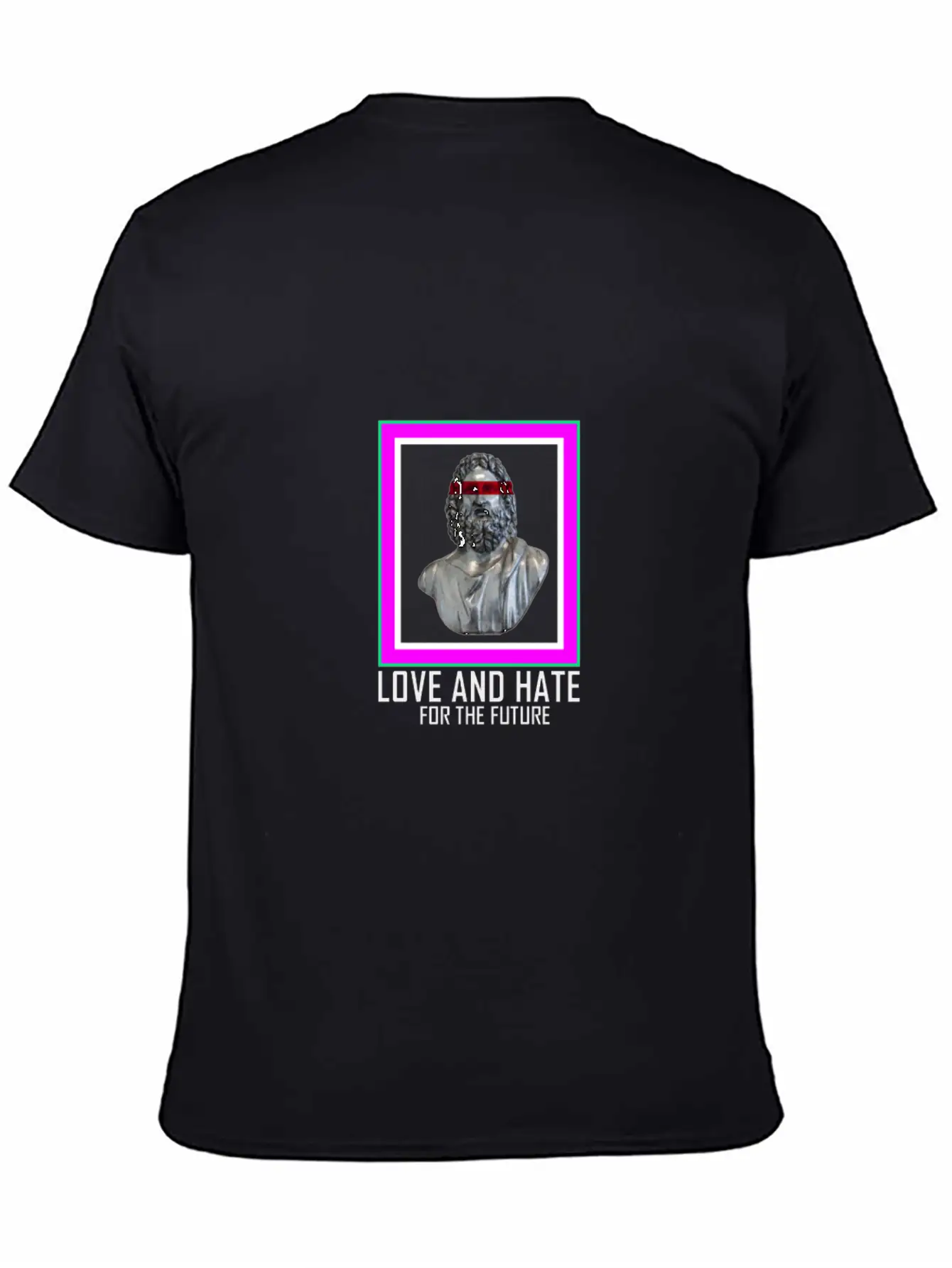 PICTURE LOVE AND HATE Breathable Graphic T-Shirt – Perfect For Casual Days