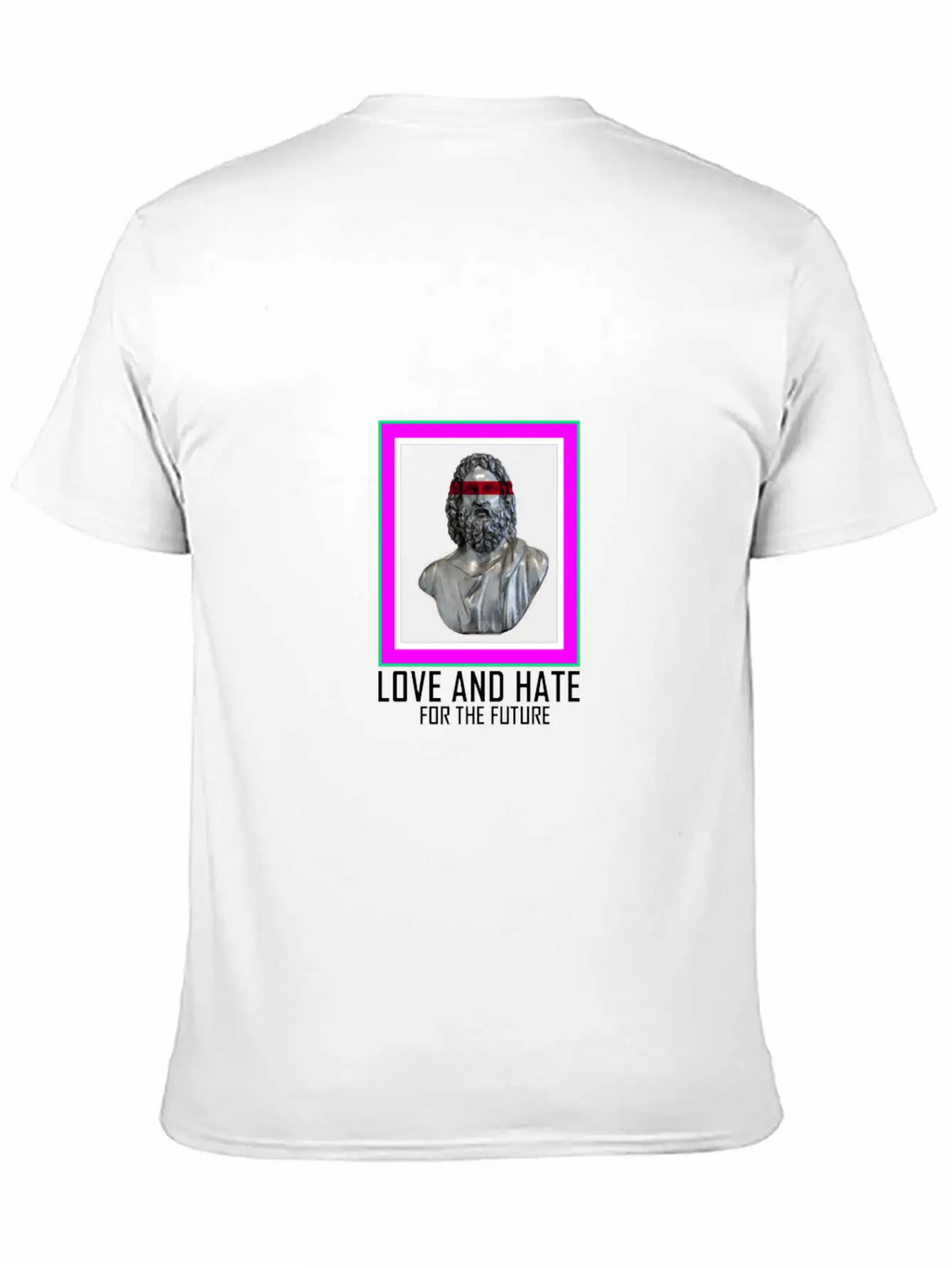 PICTURE LOVE AND HATE Breathable Graphic T-Shirt – Perfect For Casual Days