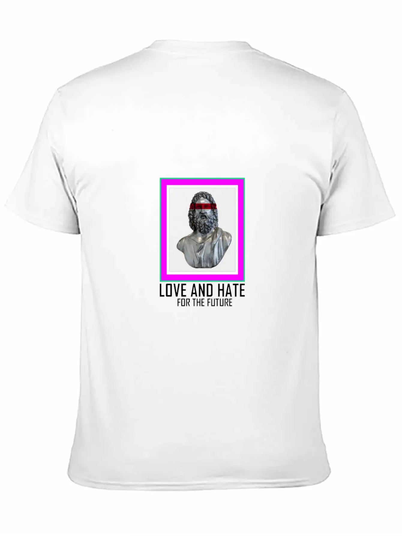 PICTURE LOVE AND HATE Breathable Graphic T-Shirt – Perfect For Casual Days