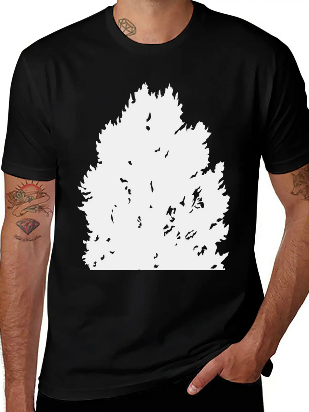 Pine Tree Essential Cotton Tee For Daily Outfits – Unisex Style
