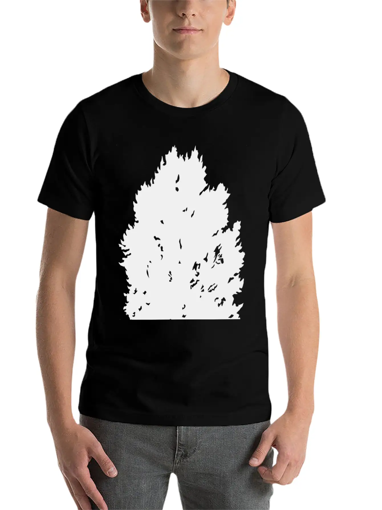 Pine Tree Essential Cotton Tee For Daily Outfits – Unisex Style