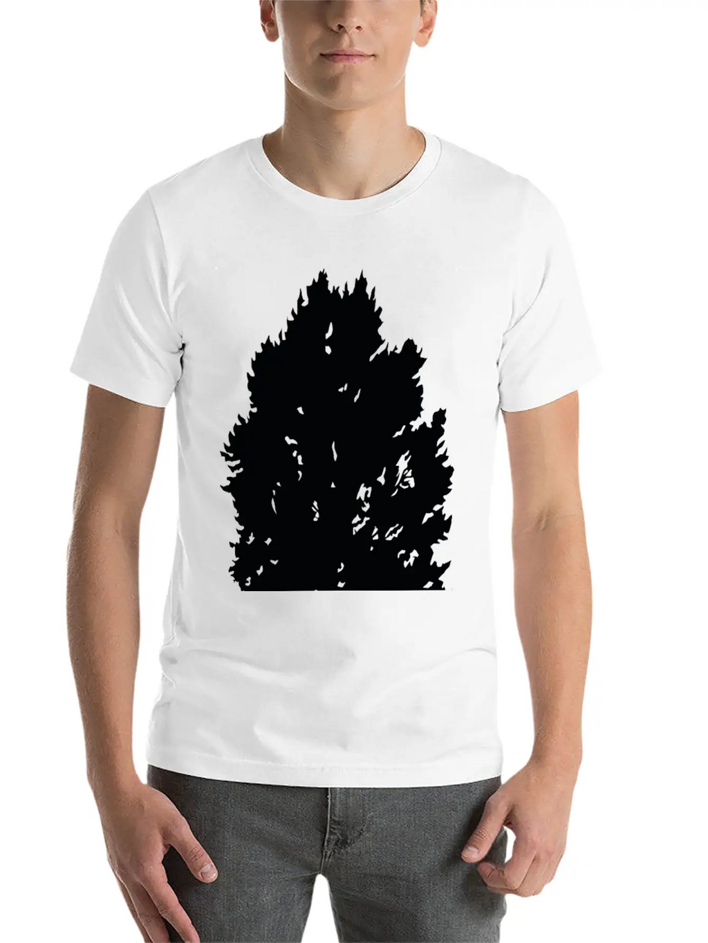 Pine Tree Essential Cotton Tee For Daily Outfits – Unisex Style