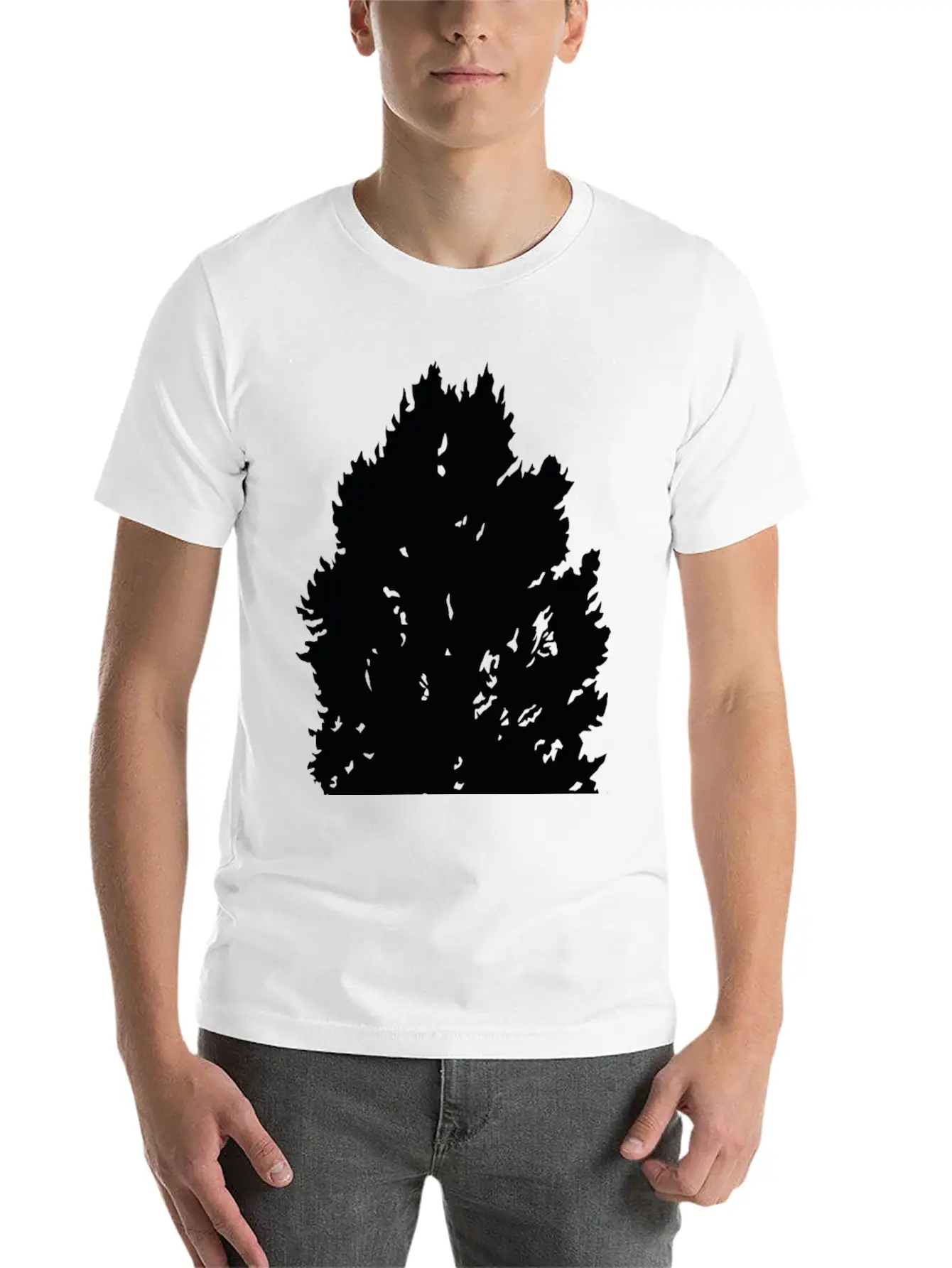 Pine Tree Essential Cotton Tee For Daily Outfits – Unisex Style