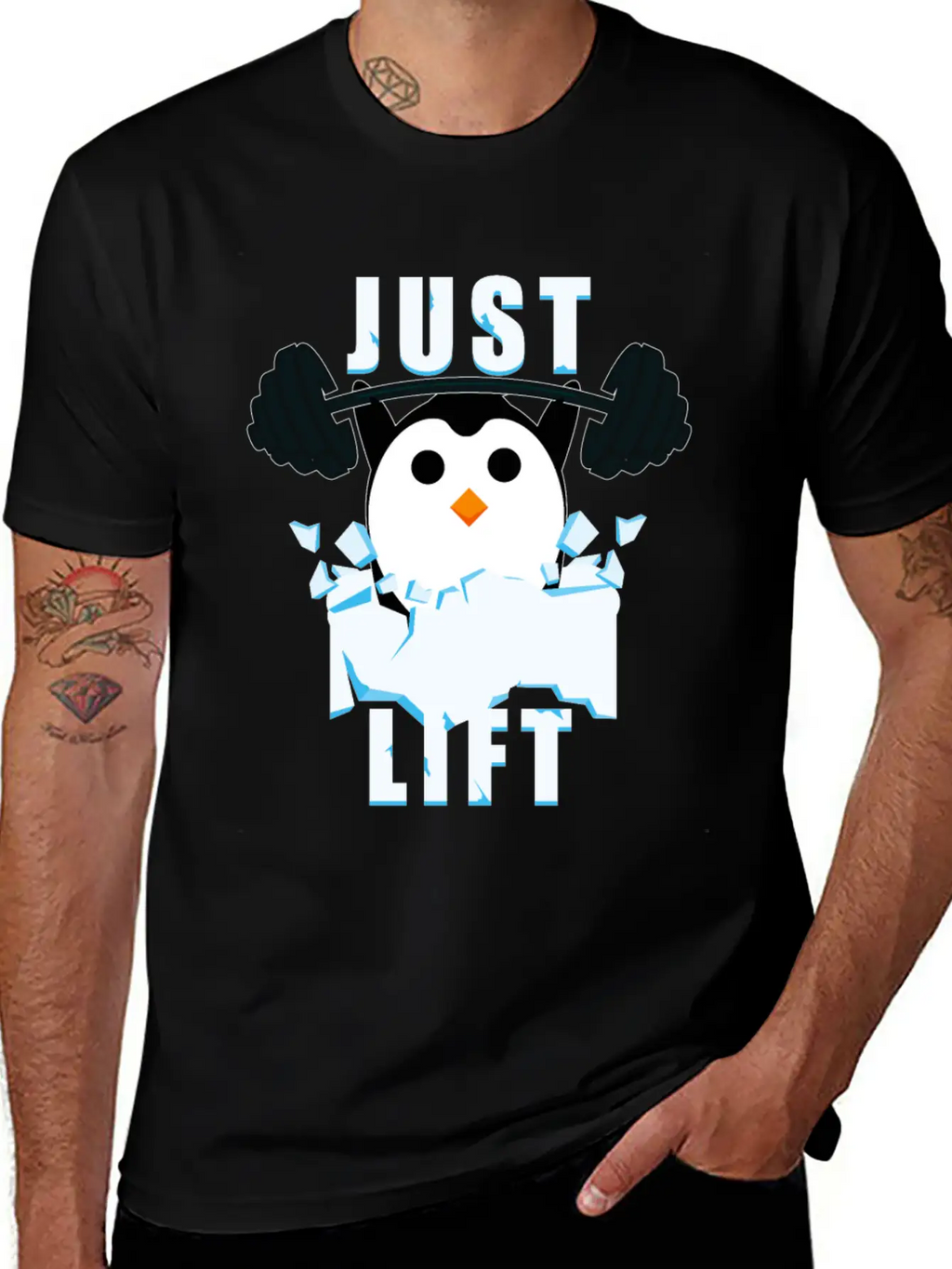 Pinguin Gym Essential Cotton Tee For Daily Outfits – Unisex Style