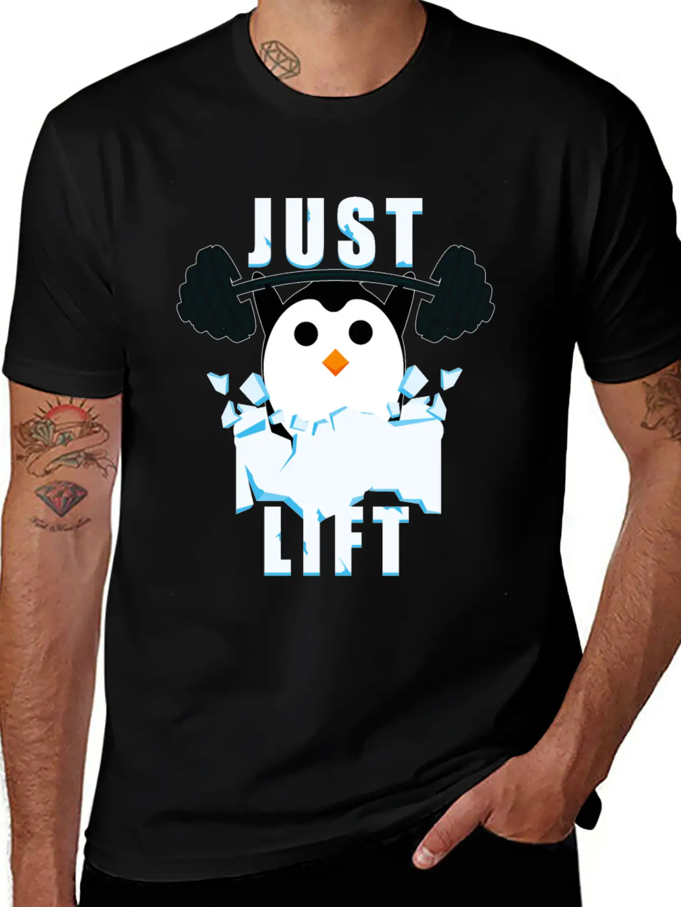 Pinguin Gym Essential Cotton Tee For Daily Outfits – Unisex Style