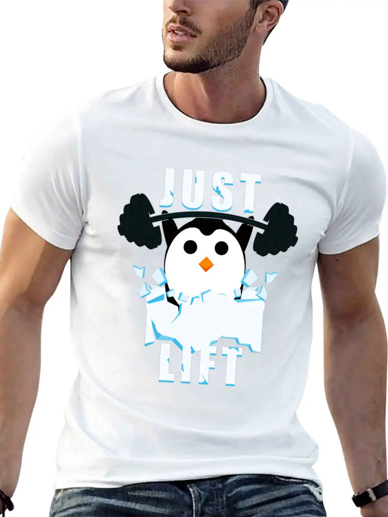 Pinguin Gym Essential Cotton Tee For Daily Outfits – Unisex Style