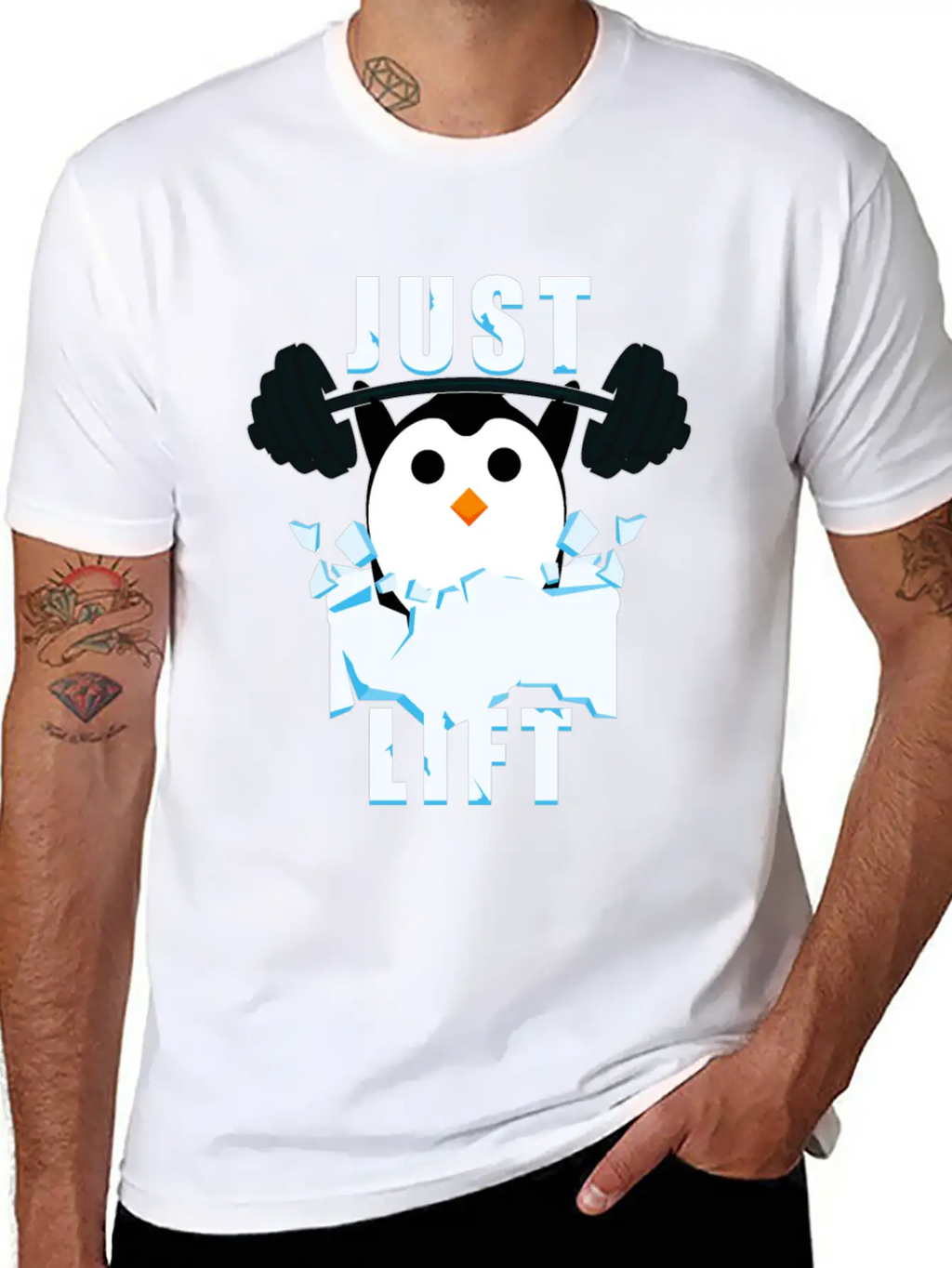 Pinguin Gym Essential Cotton Tee For Daily Outfits – Unisex Style