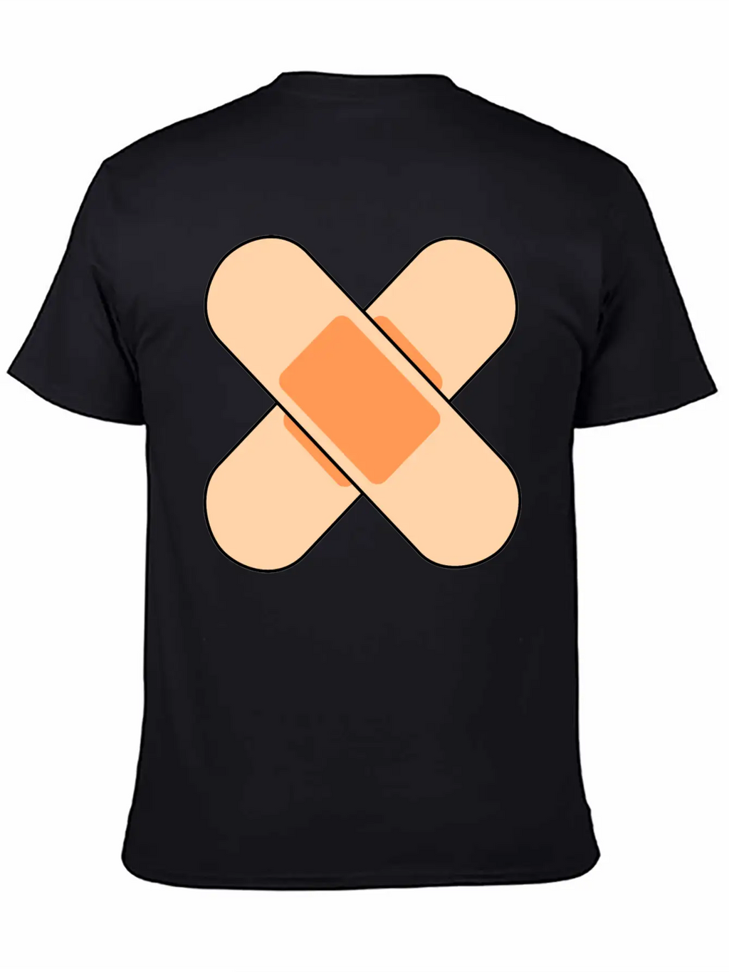 Pink Band Aids Breathable Soft Cotton T-Shirt – Timeless Casual Look