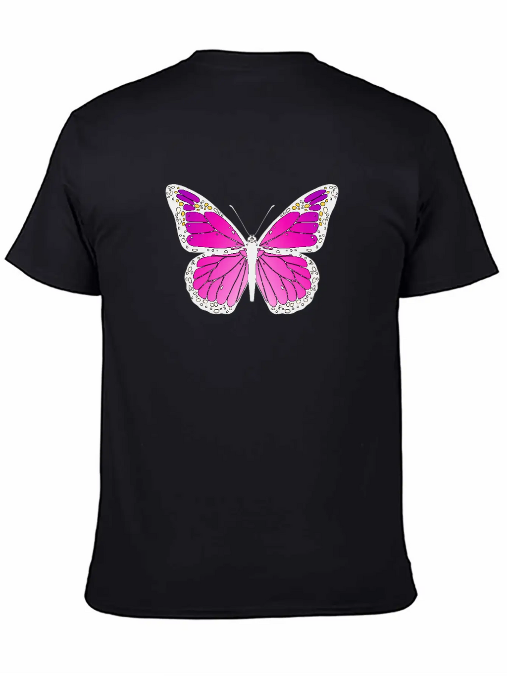Pink Butterfly Love Monarch Pink Butterflypink Mon Stylish Everyday T-Shirt – Unisex Basic Cotton Tee