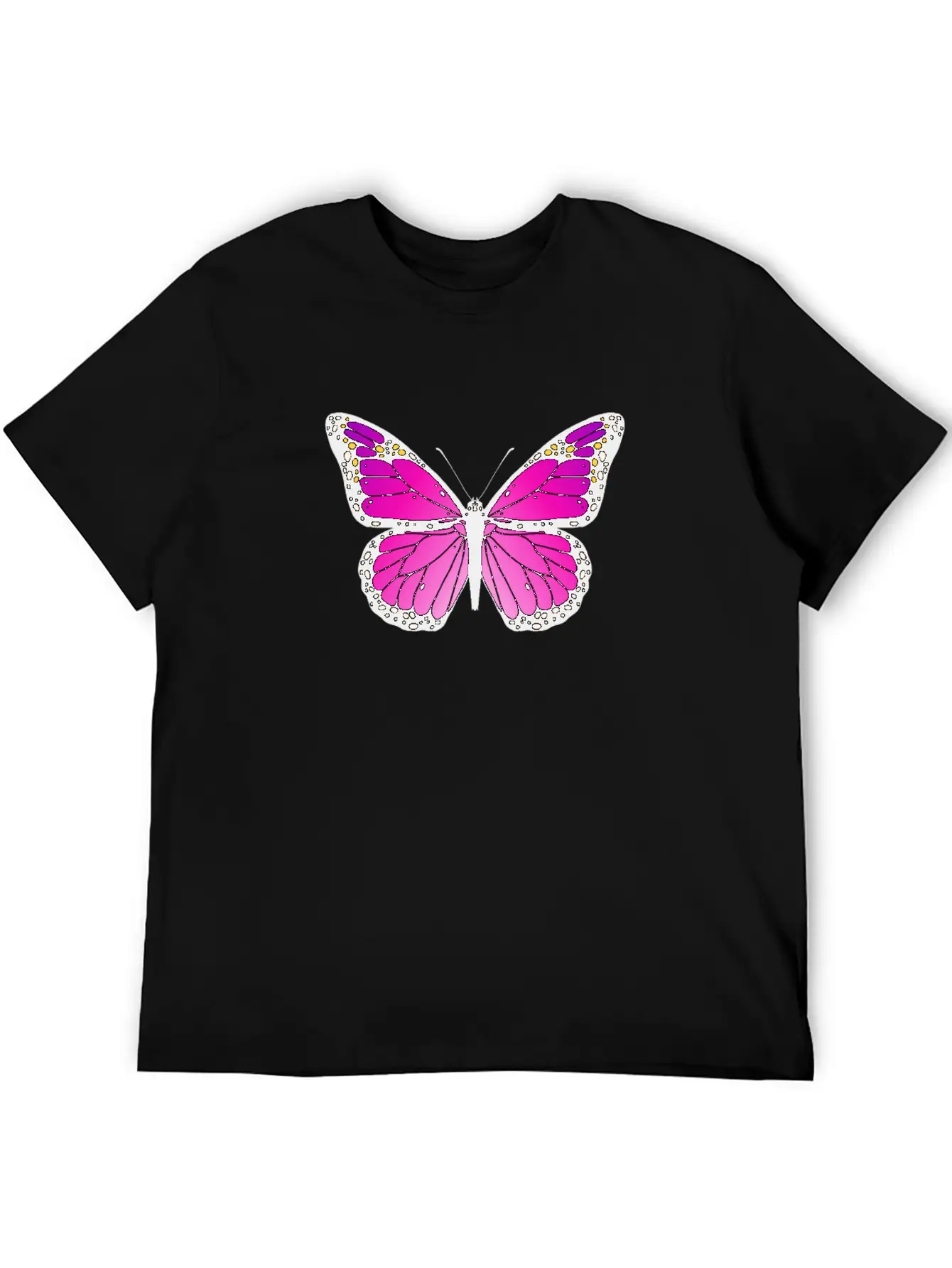 Pink Butterfly Love Monarch Pink Butterflypink Mon Stylish Everyday T-Shirt – Unisex Basic Cotton Tee