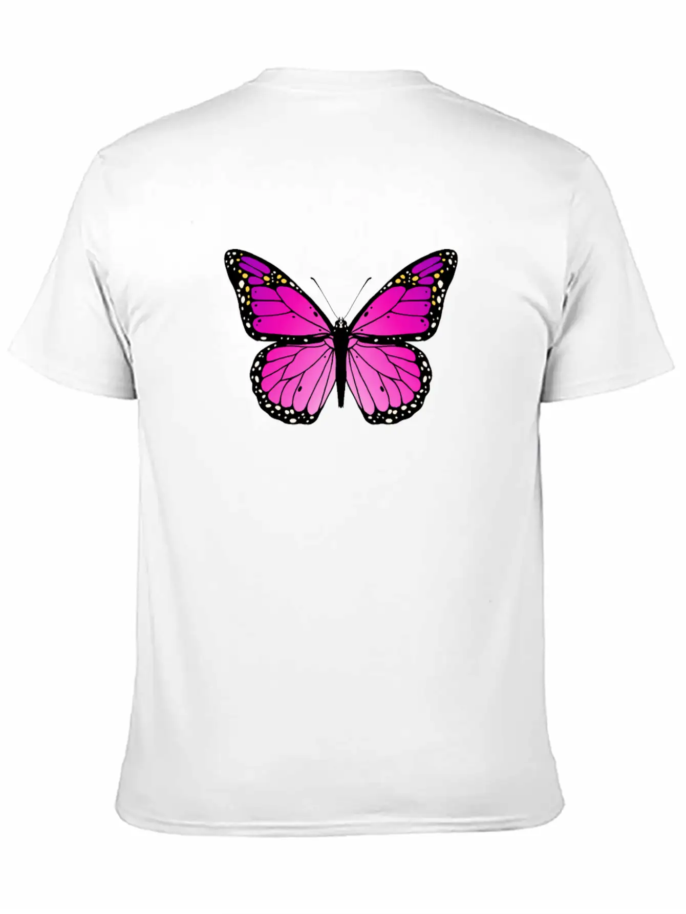 Pink Butterfly Love Monarch Pink Butterflypink Mon Stylish Everyday T-Shirt – Unisex Basic Cotton Tee