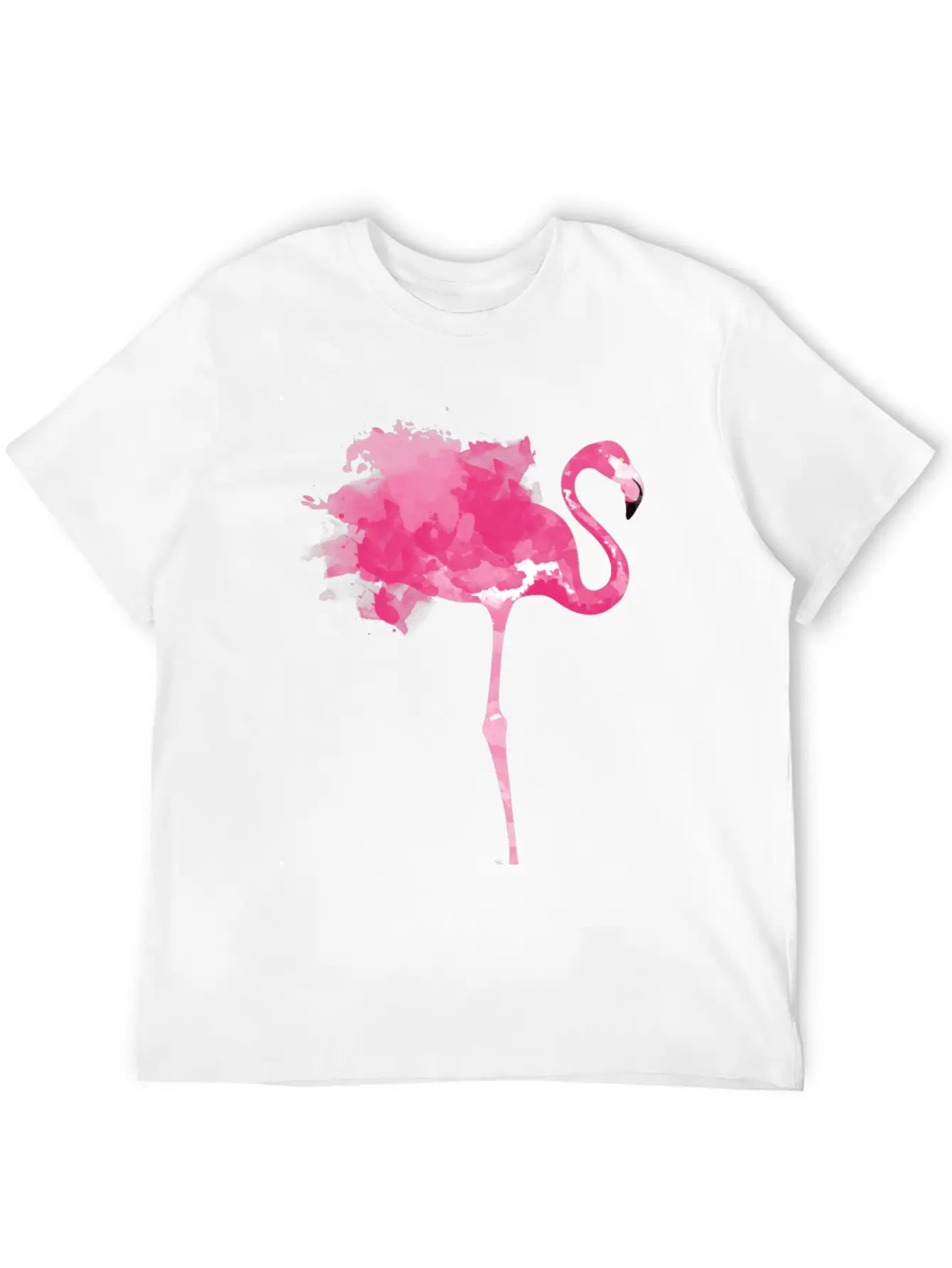 Pink Flamingo Stylish Everyday T-Shirt – Unisex Basic Cotton Tee