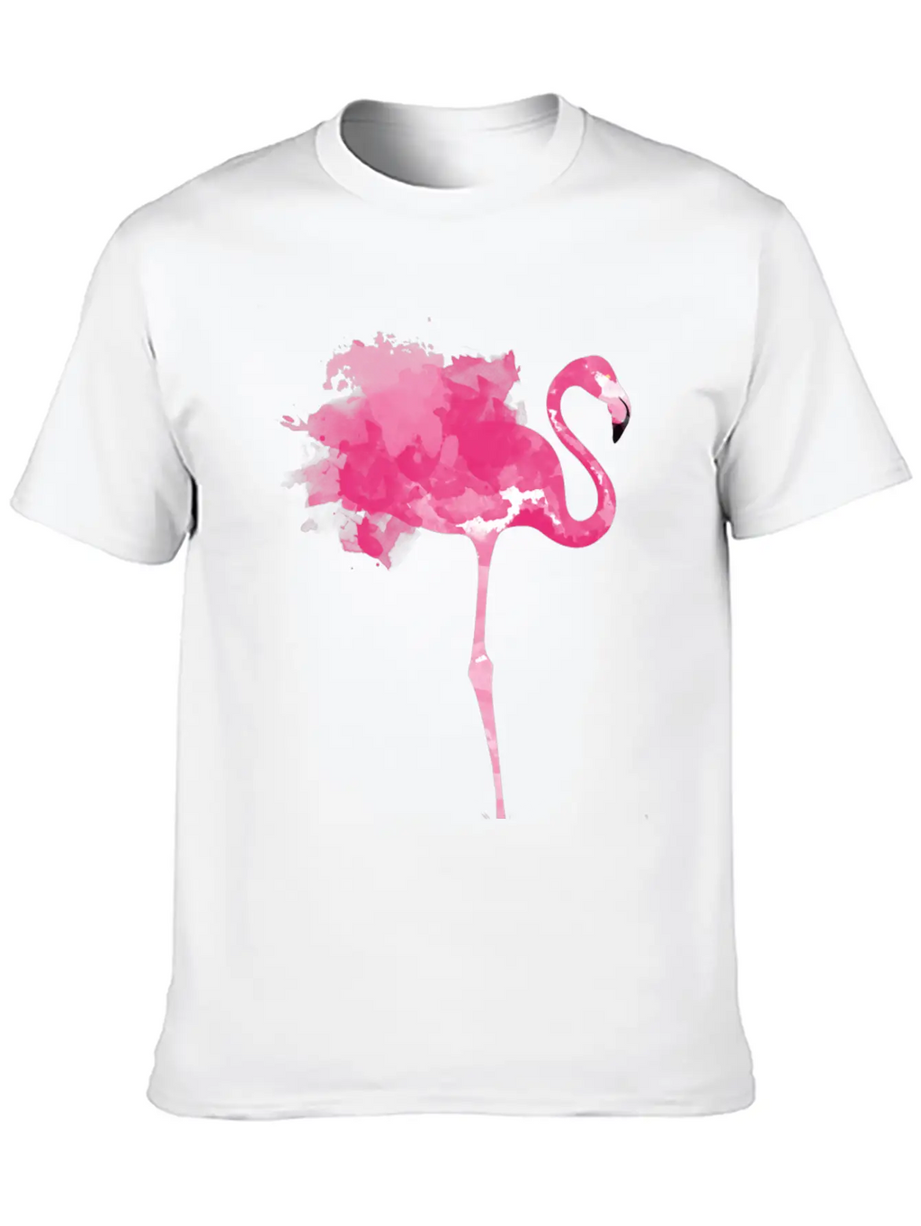 Pink Flamingo Stylish Everyday T-Shirt – Unisex Basic Cotton Tee