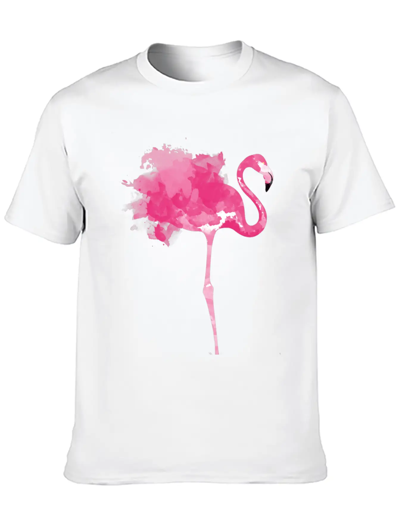 Pink Flamingo Stylish Everyday T-Shirt – Unisex Basic Cotton Tee