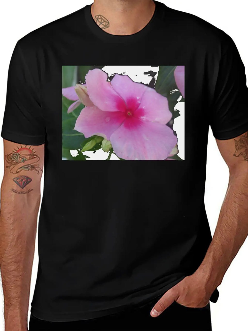 Pink Floral Bloom 99919 Classic Cotton Tee – Unisex Comfort For Any Season