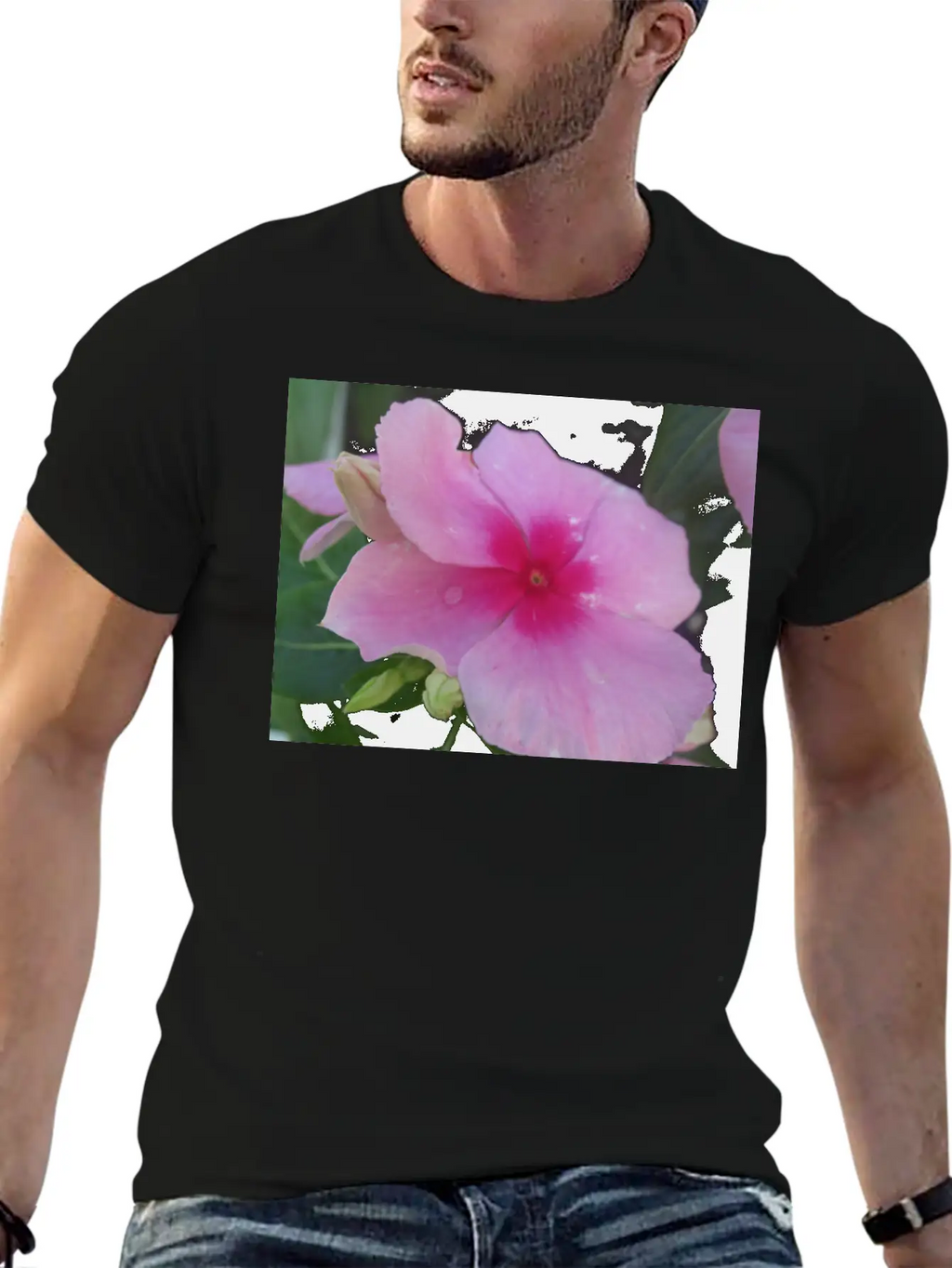 Pink Floral Bloom 99919 Classic Cotton Tee – Unisex Comfort For Any Season