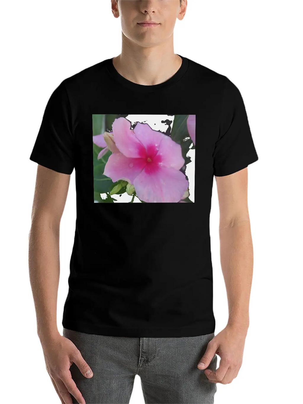 Pink Floral Bloom 99919 Classic Cotton Tee – Unisex Comfort For Any Season
