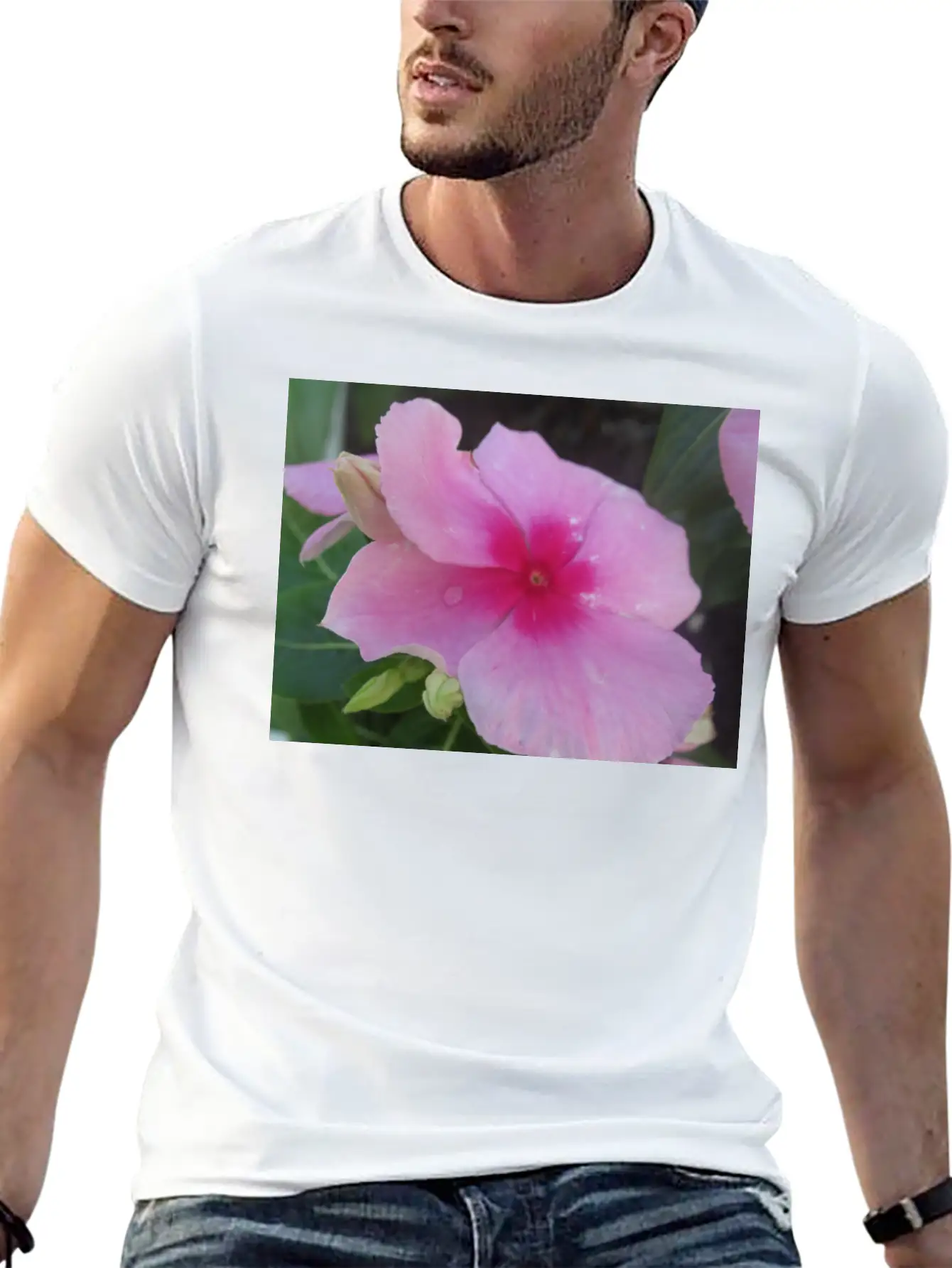 Pink Floral Bloom 99919 Classic Cotton Tee – Unisex Comfort For Any Season
