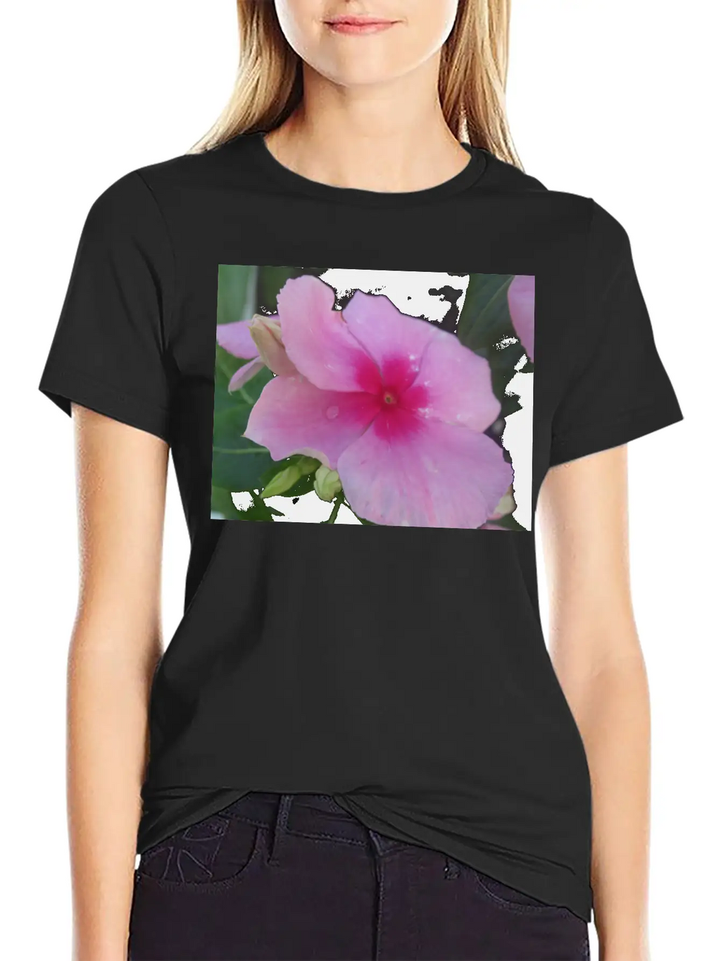 Pink Floral Bloom 99919 Classic Cotton Tee – Unisex Comfort For Any Season