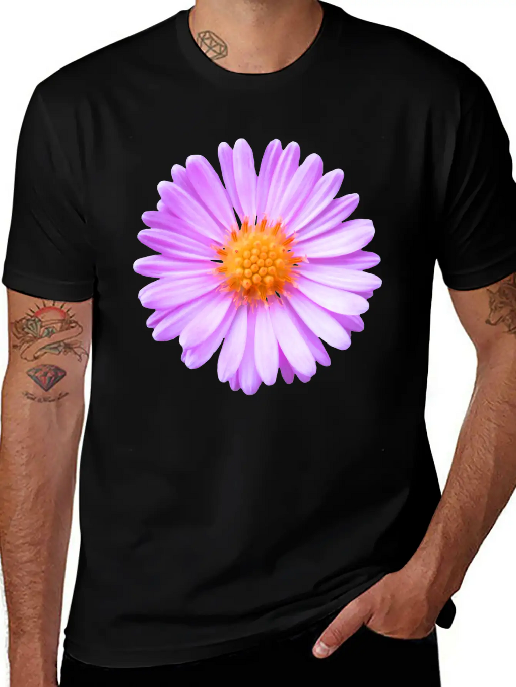 Pink Flower, Blossom, Nature, Summer, Pink, Blooms Relaxed Everyday Tee – Lightweight And Durable Cotton
