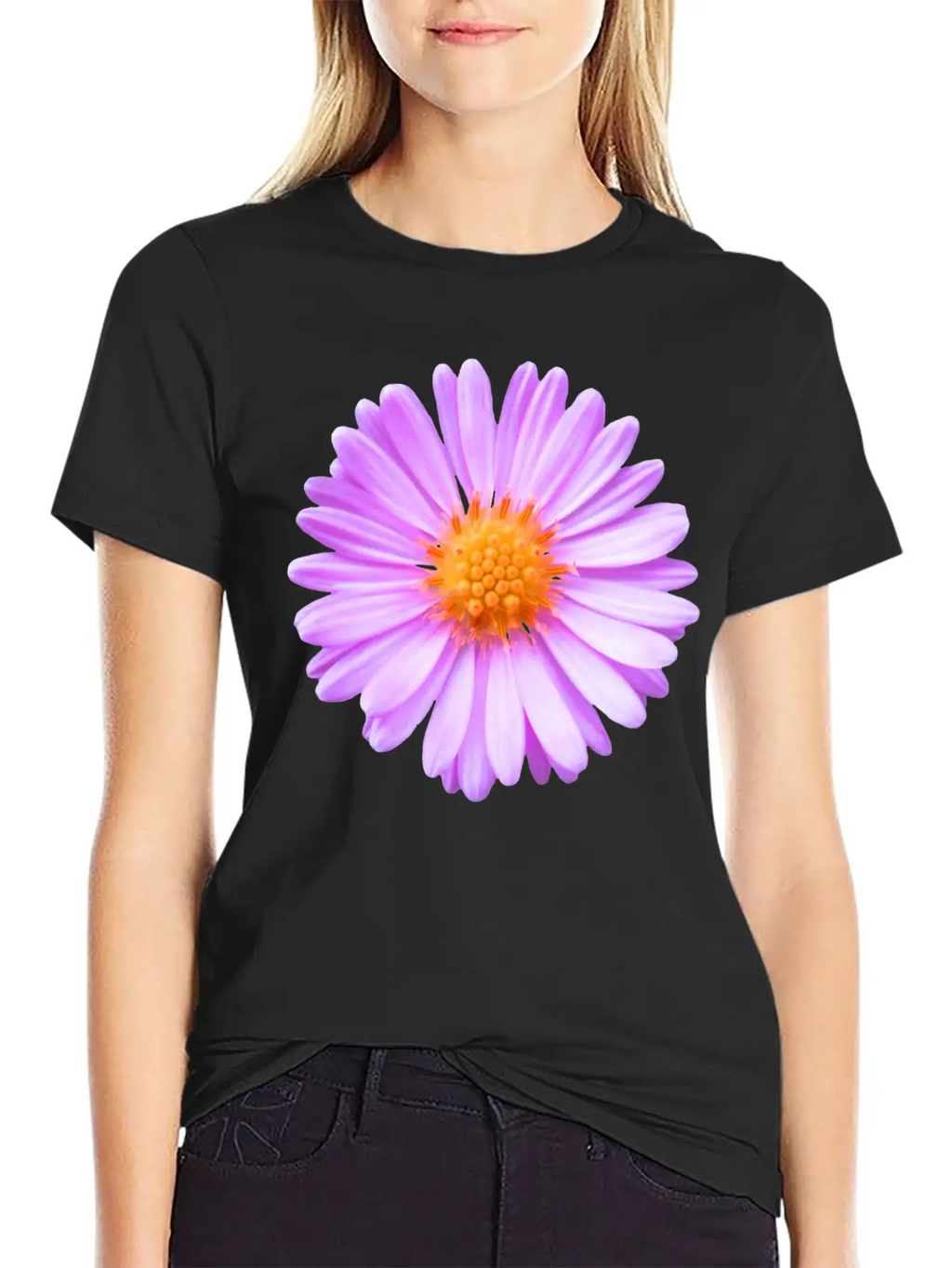 Pink Flower, Blossom, Nature, Summer, Pink, Blooms Relaxed Everyday Tee – Lightweight And Durable Cotton
