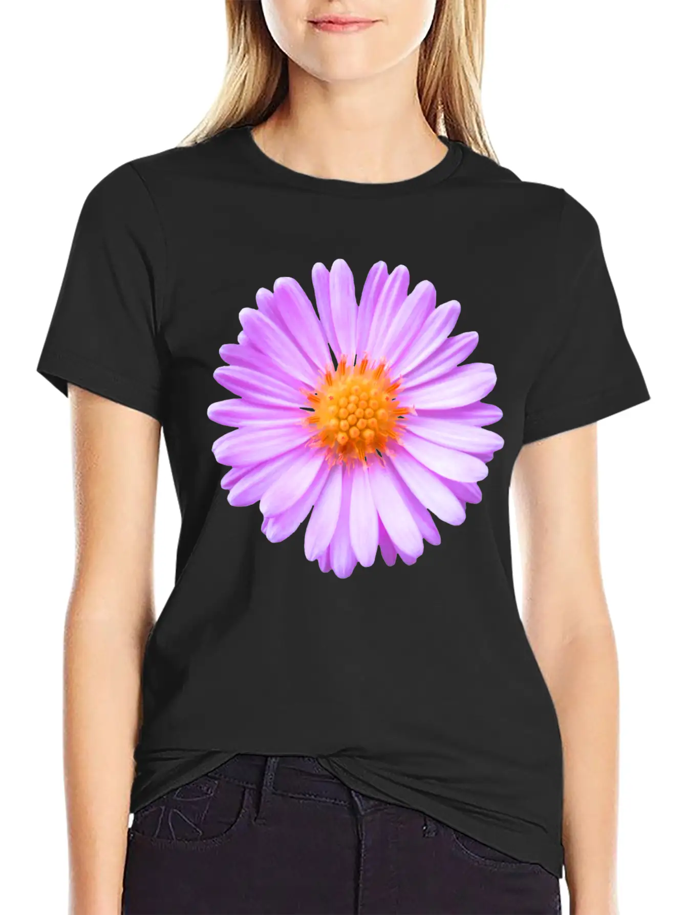 Pink Flower, Blossom, Nature, Summer, Pink, Blooms Relaxed Everyday Tee – Lightweight And Durable Cotton