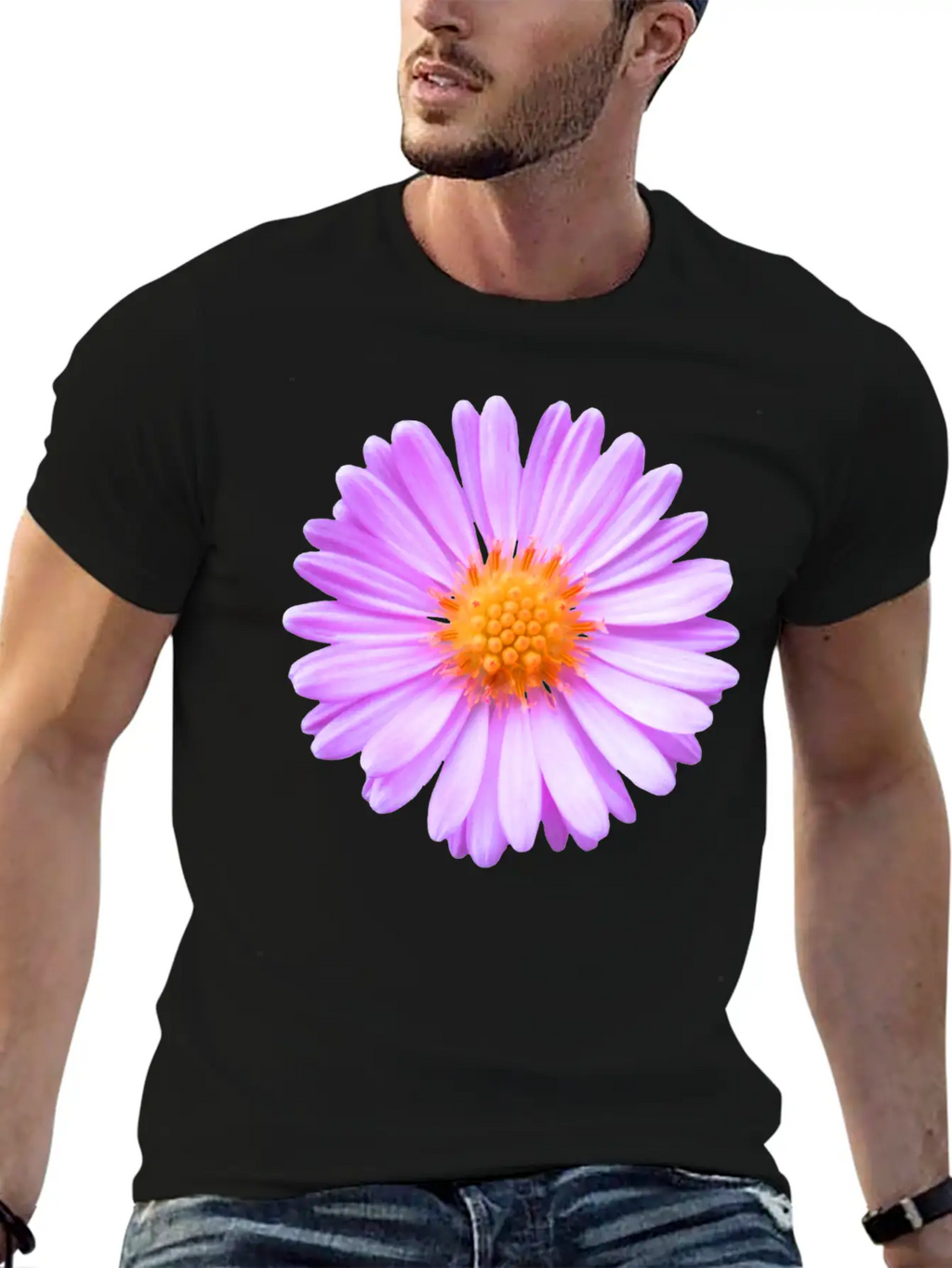 Pink Flower, Blossom, Nature, Summer, Pink, Blooms Relaxed Everyday Tee – Lightweight And Durable Cotton