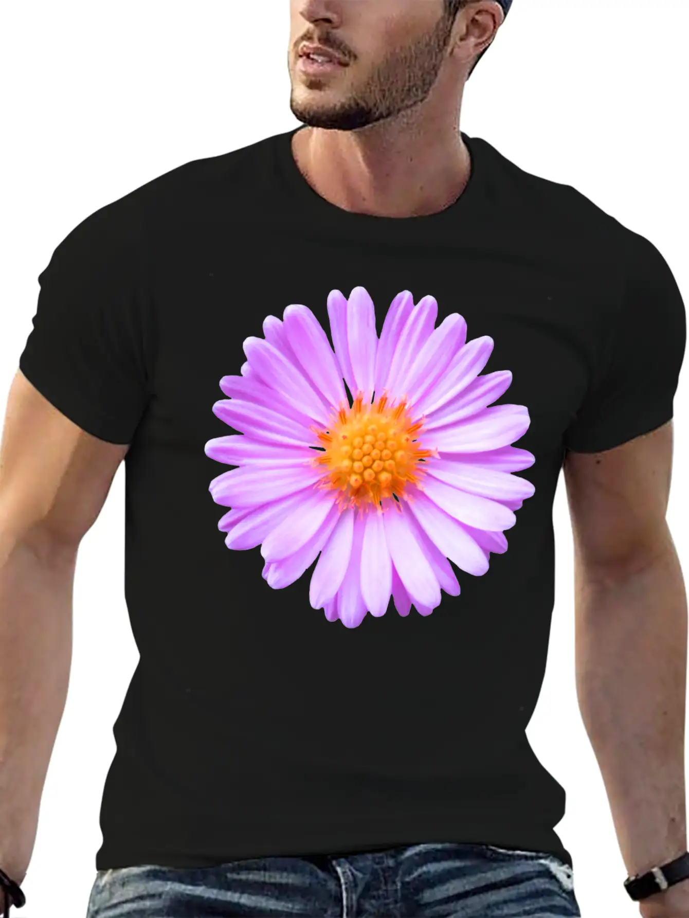 Pink Flower, Blossom, Nature, Summer, Pink, Blooms Relaxed Everyday Tee – Lightweight And Durable Cotton