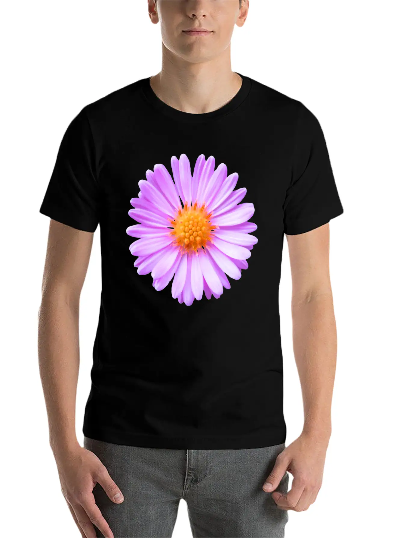 Pink Flower, Blossom, Nature, Summer, Pink, Blooms Relaxed Everyday Tee – Lightweight And Durable Cotton