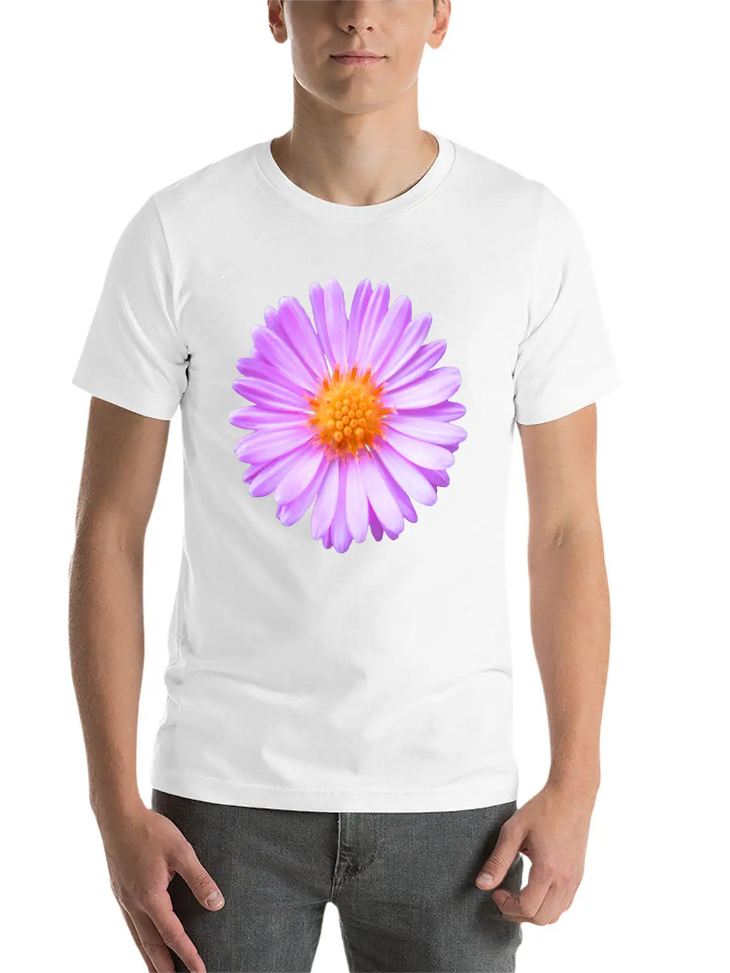 Pink Flower, Blossom, Nature, Summer, Pink, Blooms Relaxed Everyday Tee – Lightweight And Durable Cotton