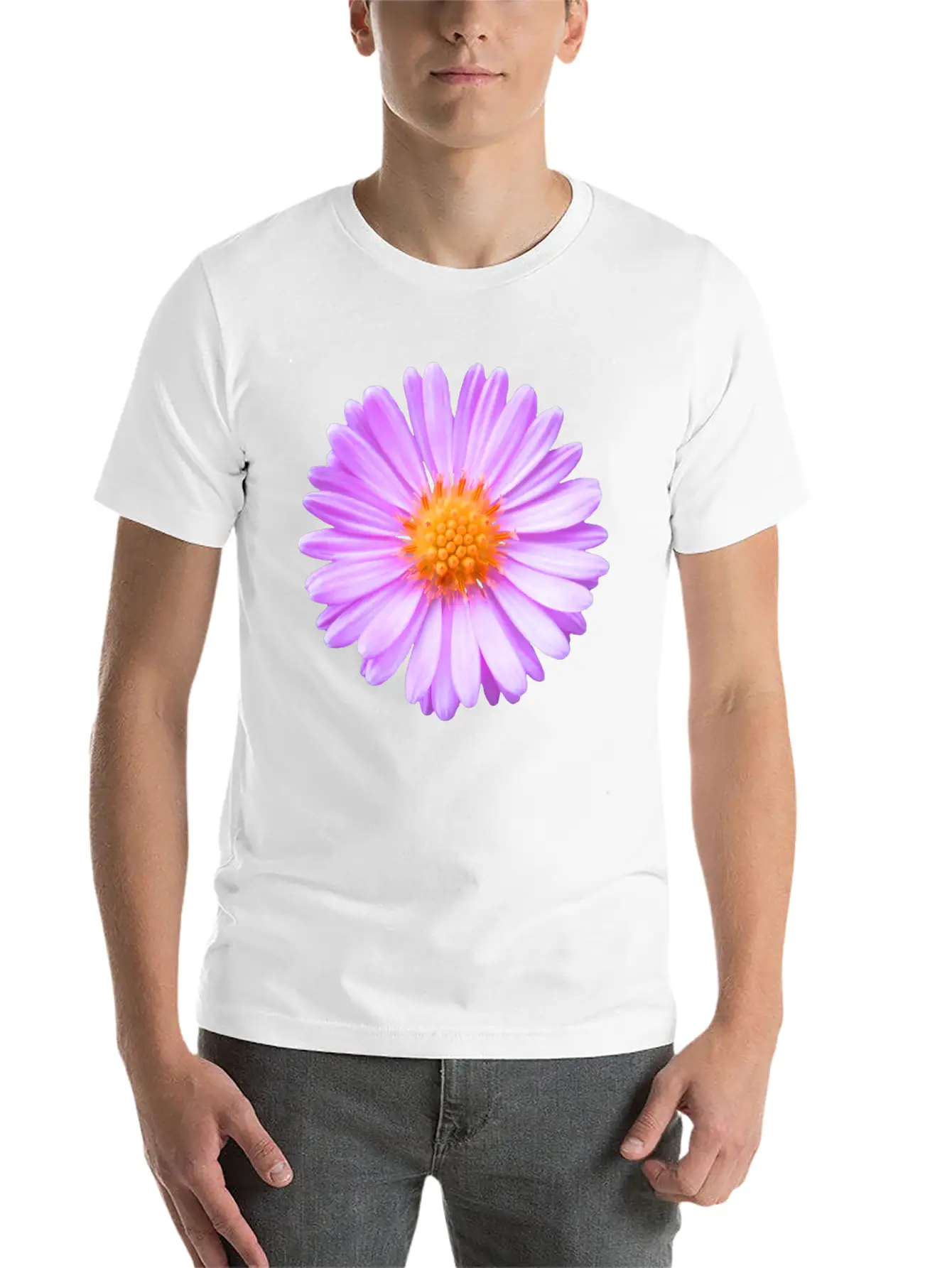 Pink Flower, Blossom, Nature, Summer, Pink, Blooms Relaxed Everyday Tee – Lightweight And Durable Cotton