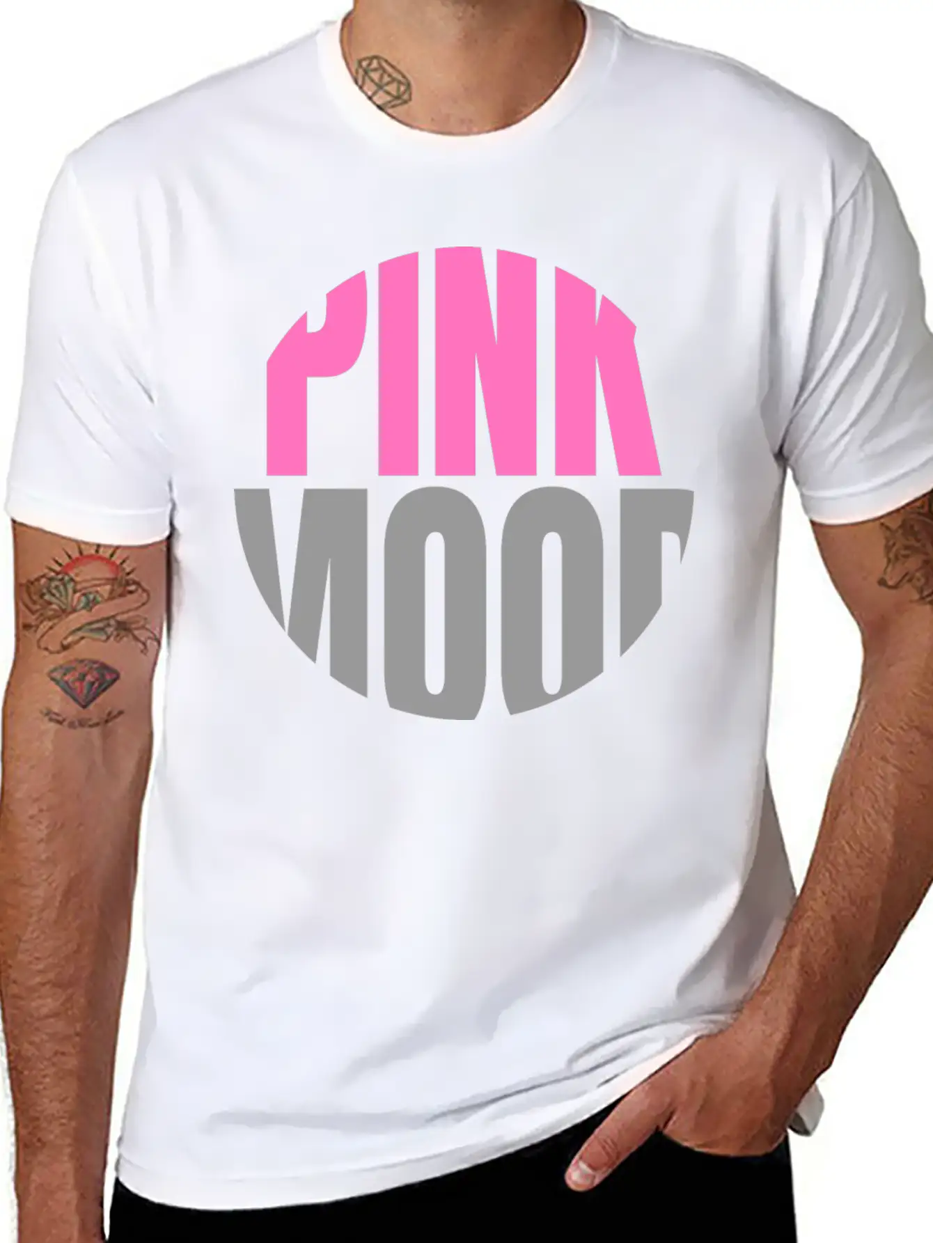 Pink Mood Essential Cotton Tee For Daily Outfits – Unisex Style