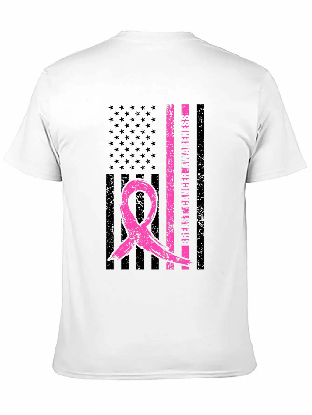 Pink Ribbon Breast Cancer Awareness Month American Basic Graphic T-Shirt – Daily Comfort In Soft Cotton