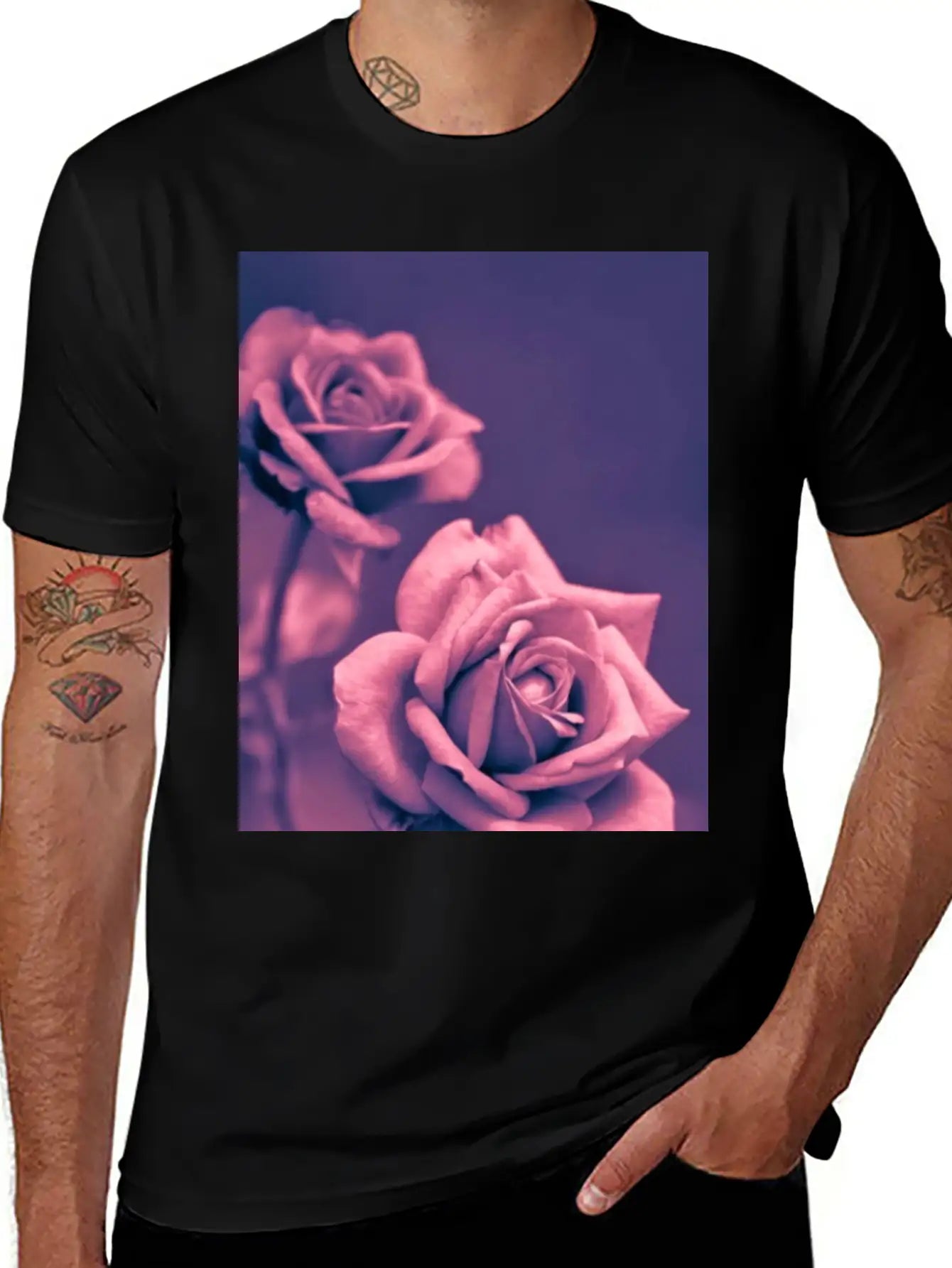 Pink Rose High Resolution Iphone Mobile Background Timeless Short Sleeve Tee – Comfy And Minimalist Design