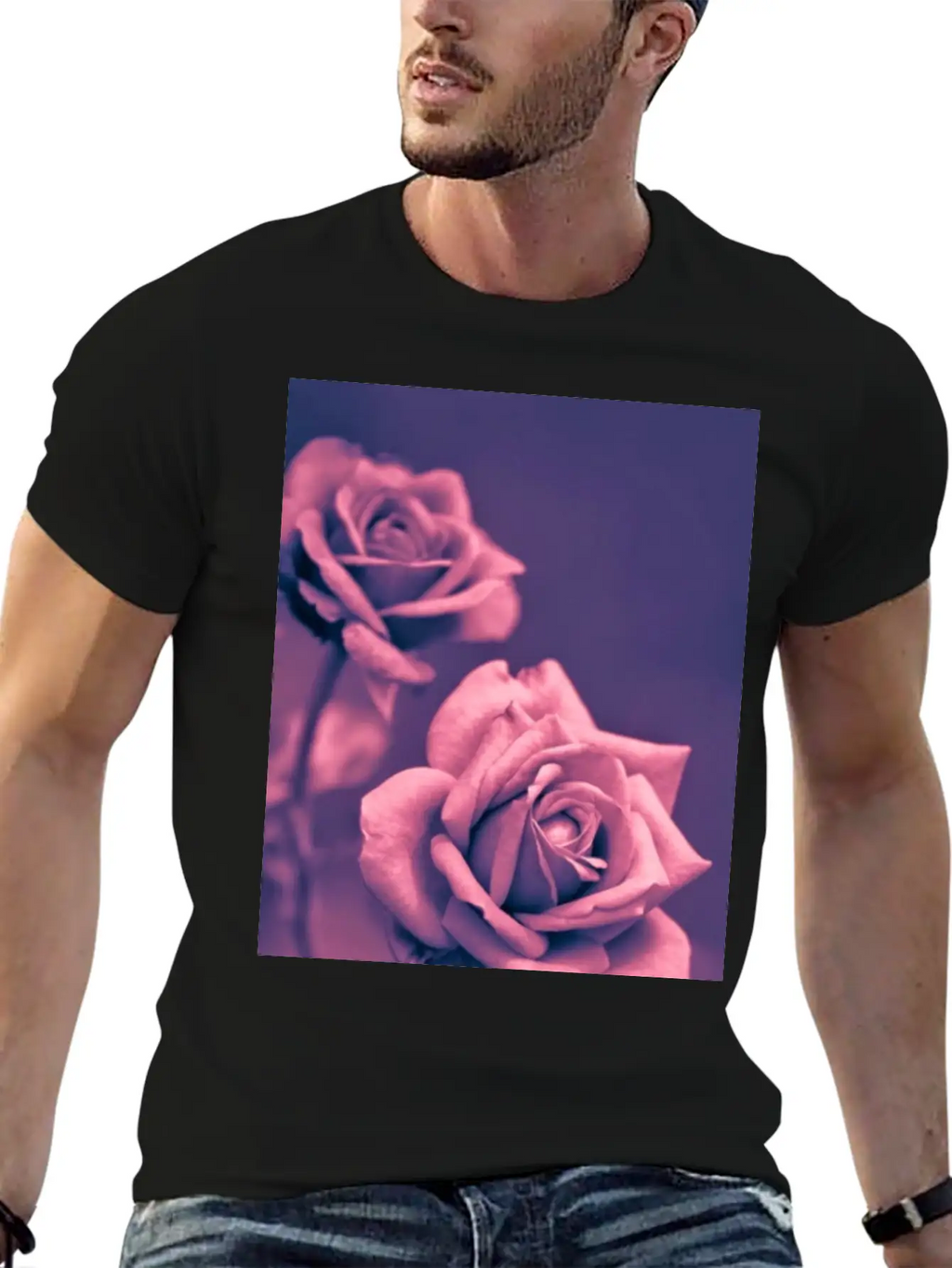 Pink Rose High Resolution Iphone Mobile Background Timeless Short Sleeve Tee – Comfy And Minimalist Design