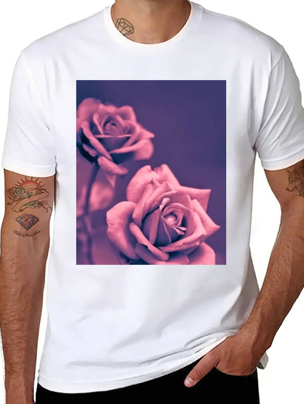 Pink Rose High Resolution Iphone Mobile Background Timeless Short Sleeve Tee – Comfy And Minimalist Design