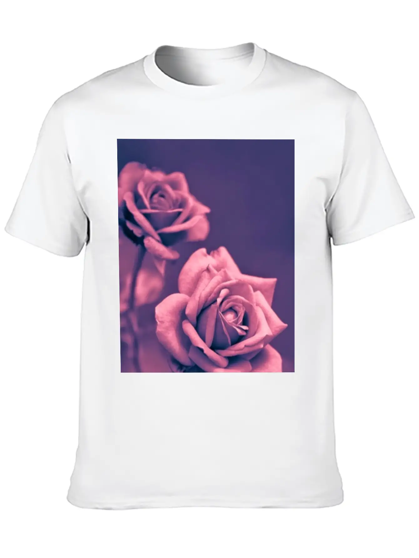 Pink Rose High Resolution Iphone Mobile Background Timeless Short Sleeve Tee – Comfy And Minimalist Design