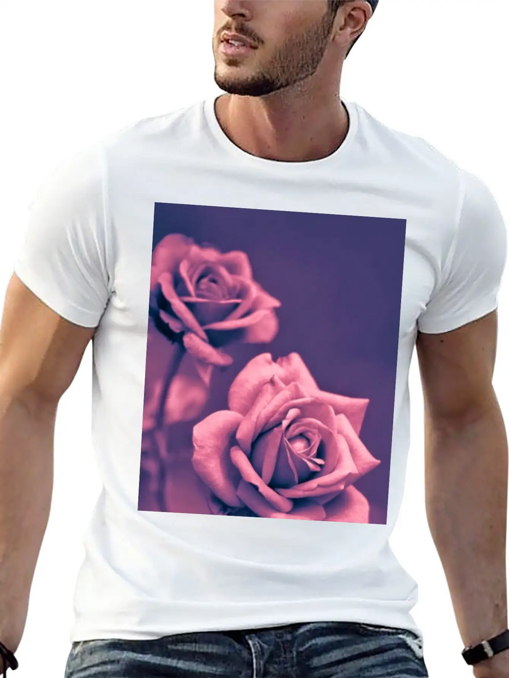 Pink Rose High Resolution Iphone Mobile Background Timeless Short Sleeve Tee – Comfy And Minimalist Design
