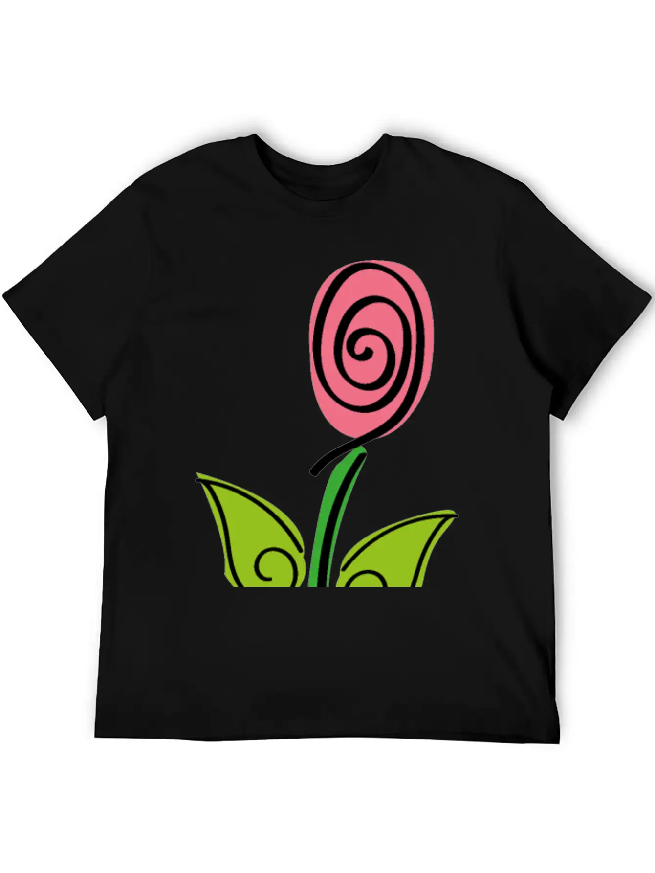 Pink Rose - Roses Flower Digital Brush Classic Cotton Tee – Unisex Comfort For Any Season